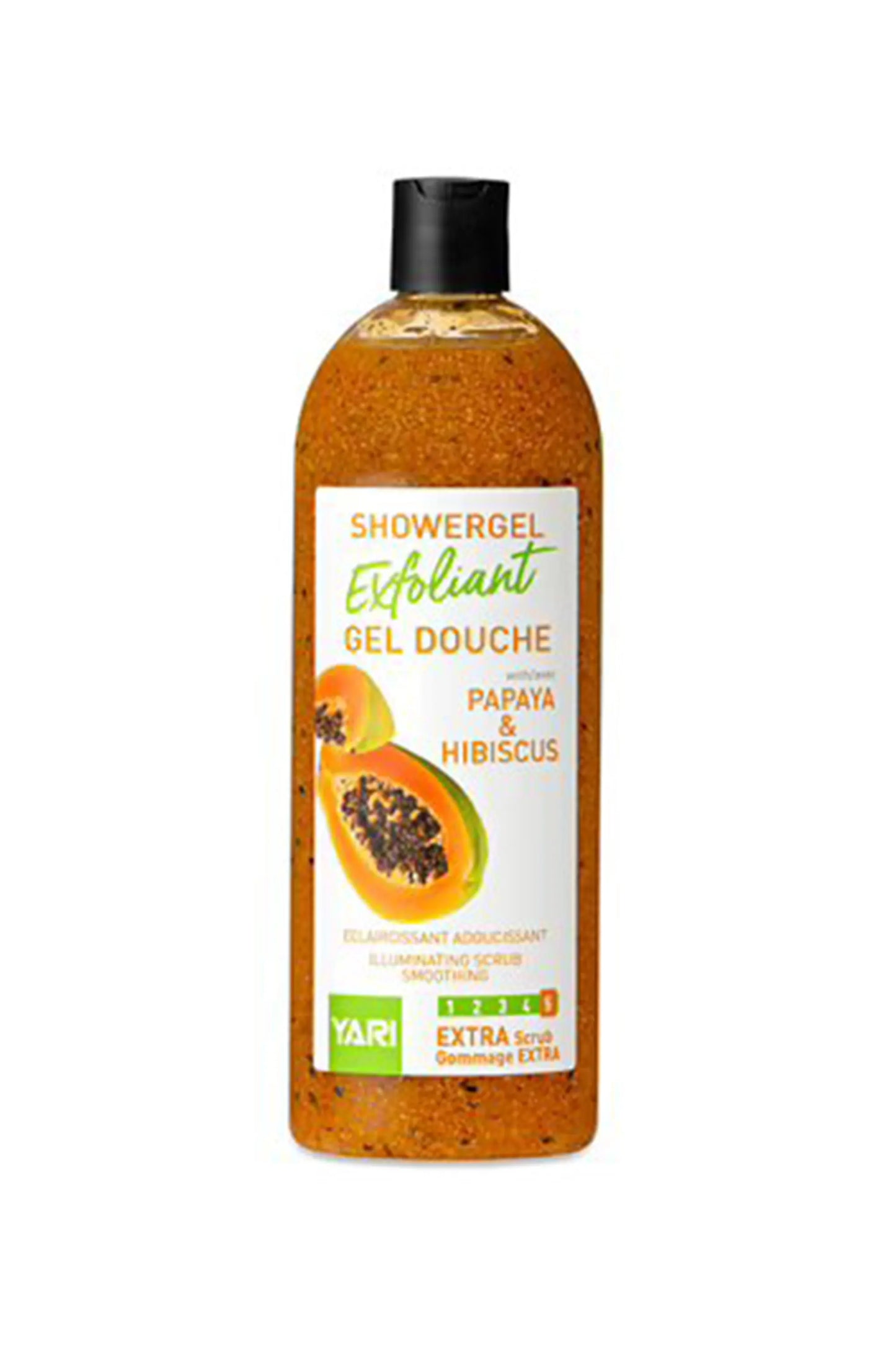 Yari Exfoliant Shower Gel Papaya Hibiscus 1000ml