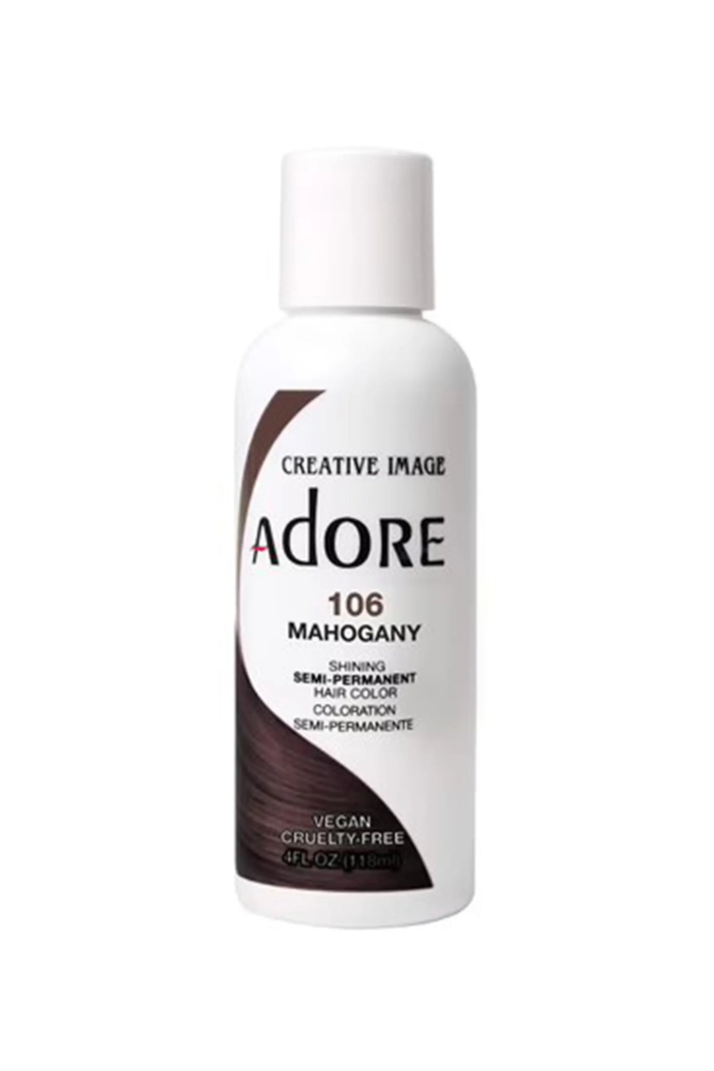 Adore Semi Permanent Hair Color 106- Mahogany 118ml