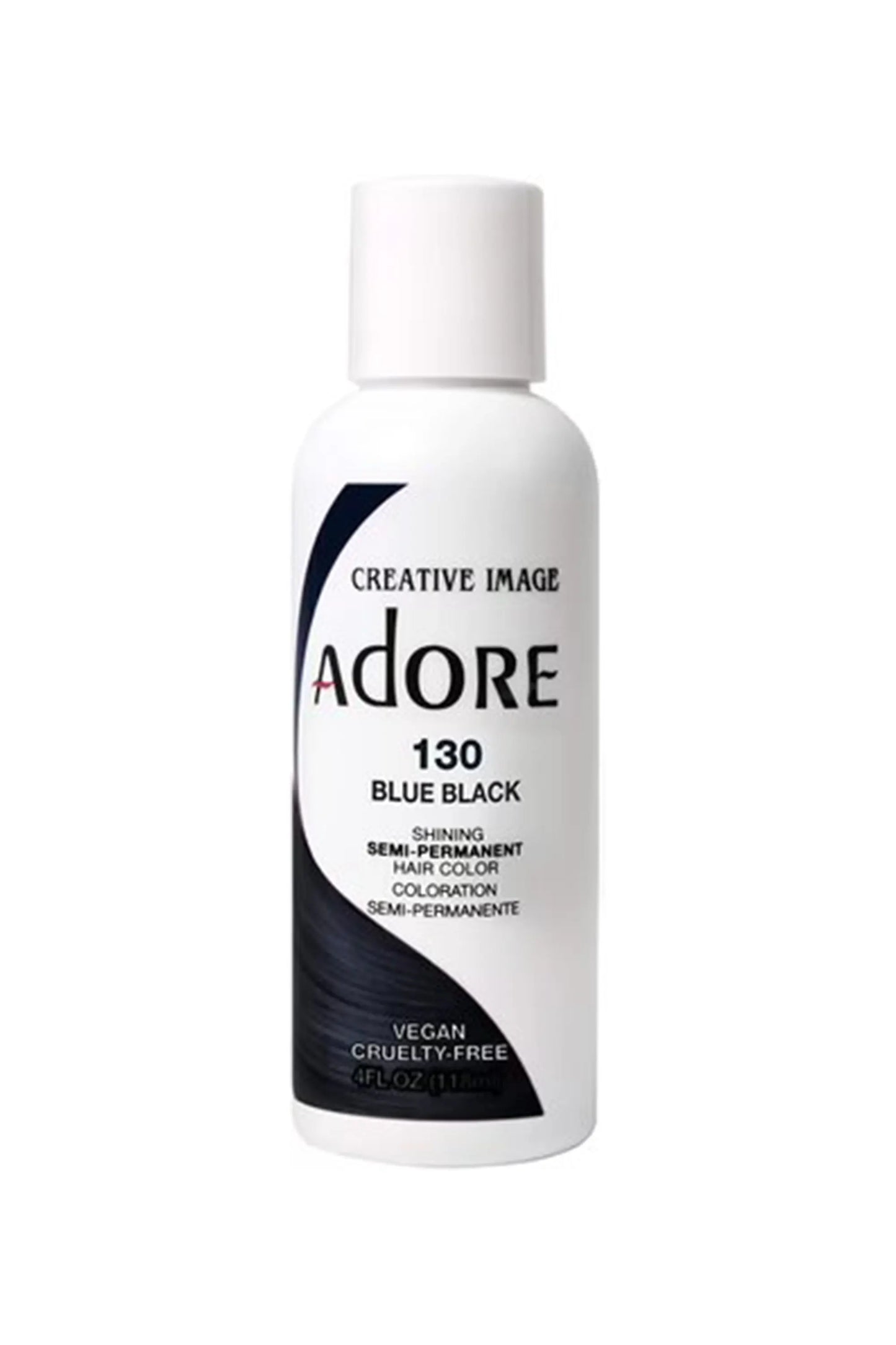 Adore Semi Permanent Hair Color 130 - Blue Black 118ml