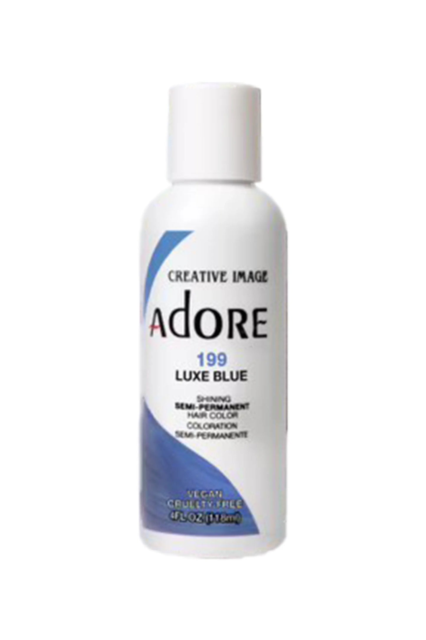 Adore Semi Permanent Hair Color 199 - Luxe Blue 118 Ml