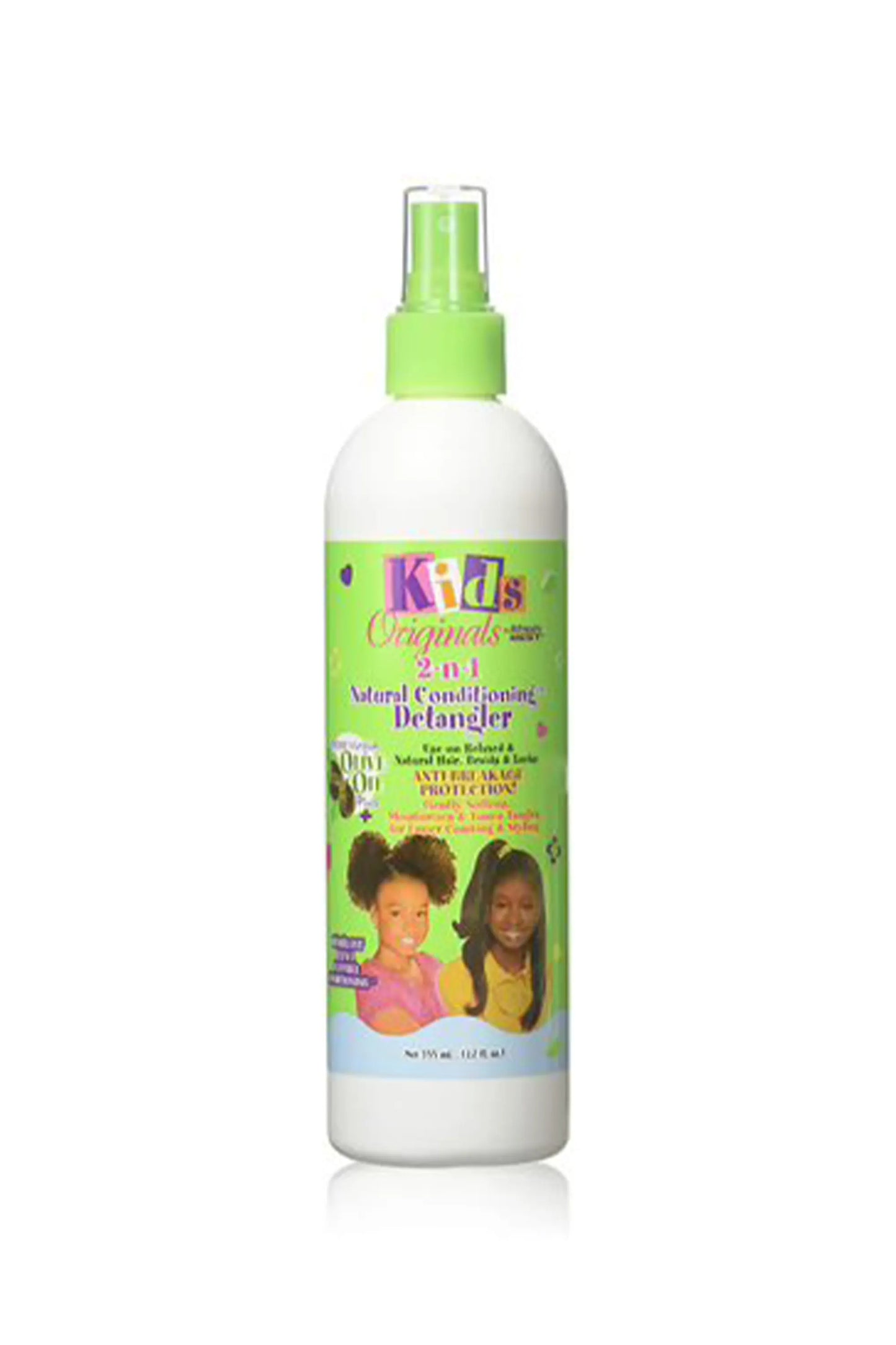 Africa's Best Kids Natural Organics 2-In-1 Natural (Organic) Conditioning Detangler Spray 12oz