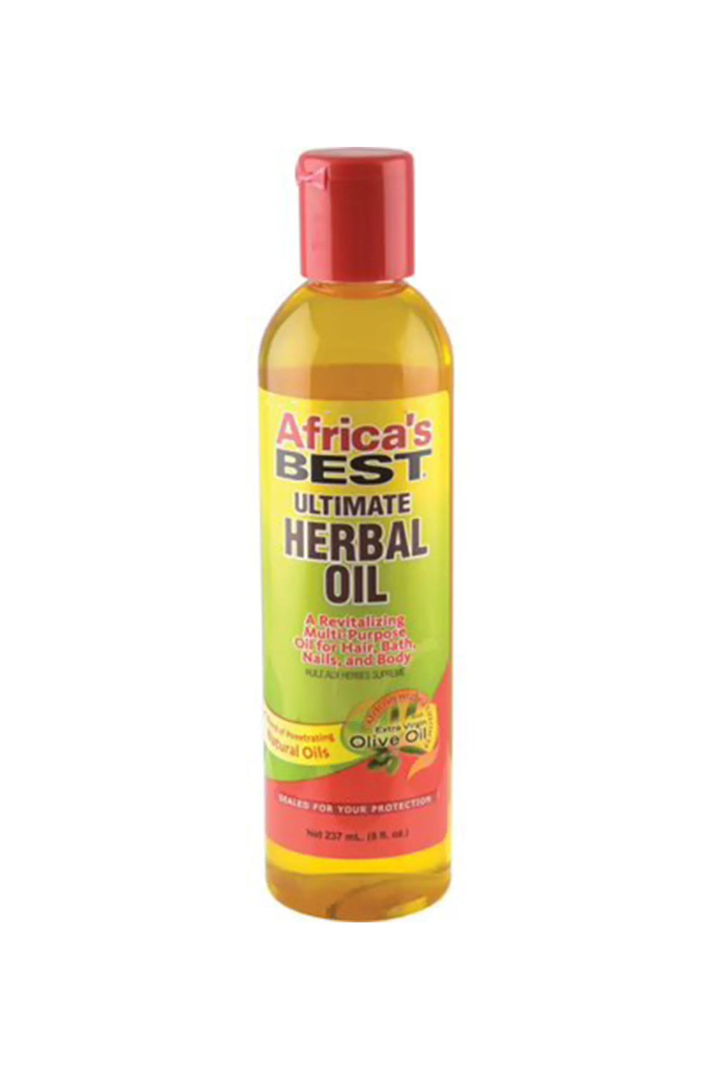 Africa's Best Ultimate Herbal Oil Revitalizes Dry Hair Scalp Skin Oil 8oz