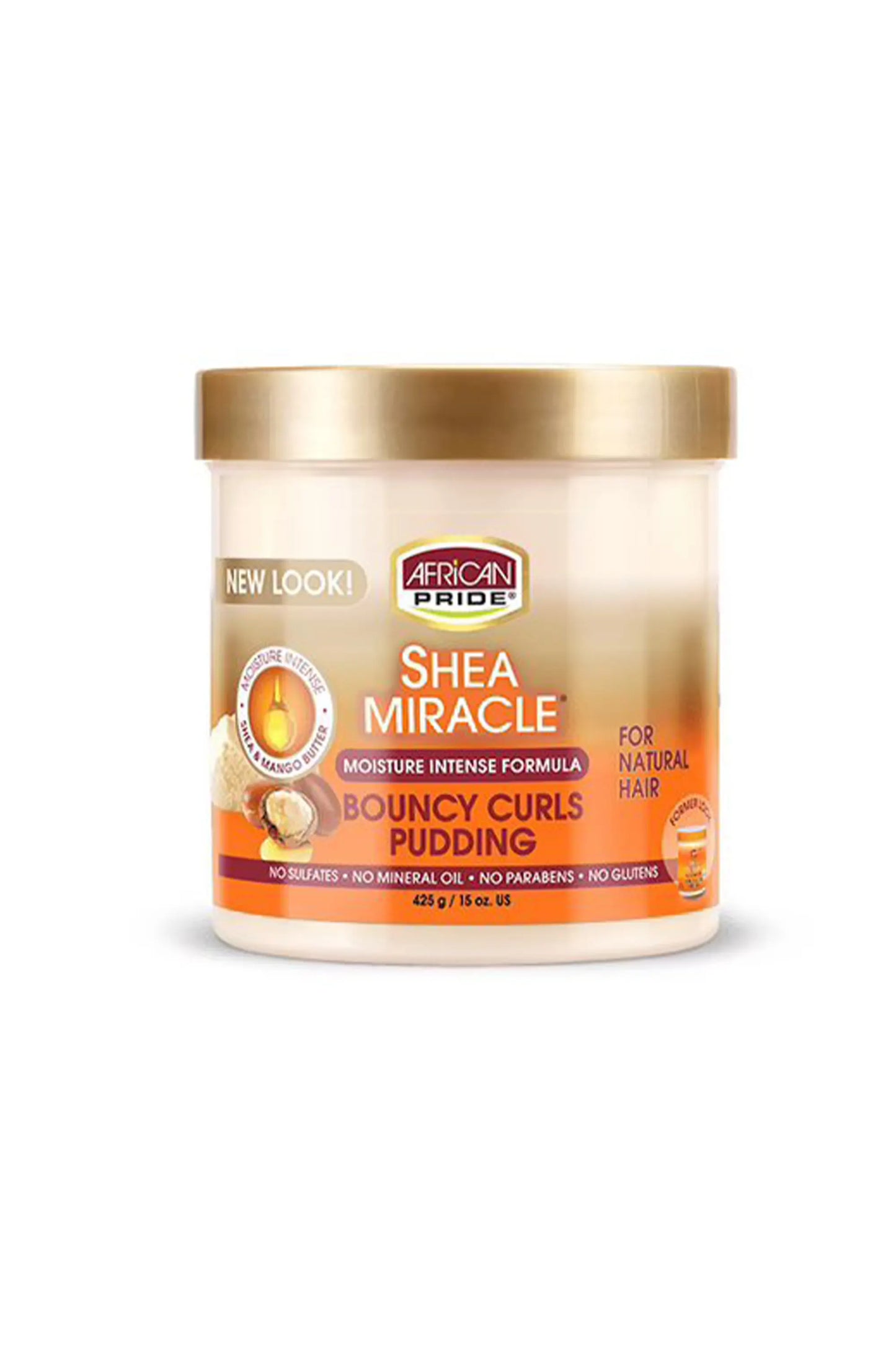 AFRICAN PRIDE SHEA BUTTER BOUNCY CURLS PUDDING 15oz