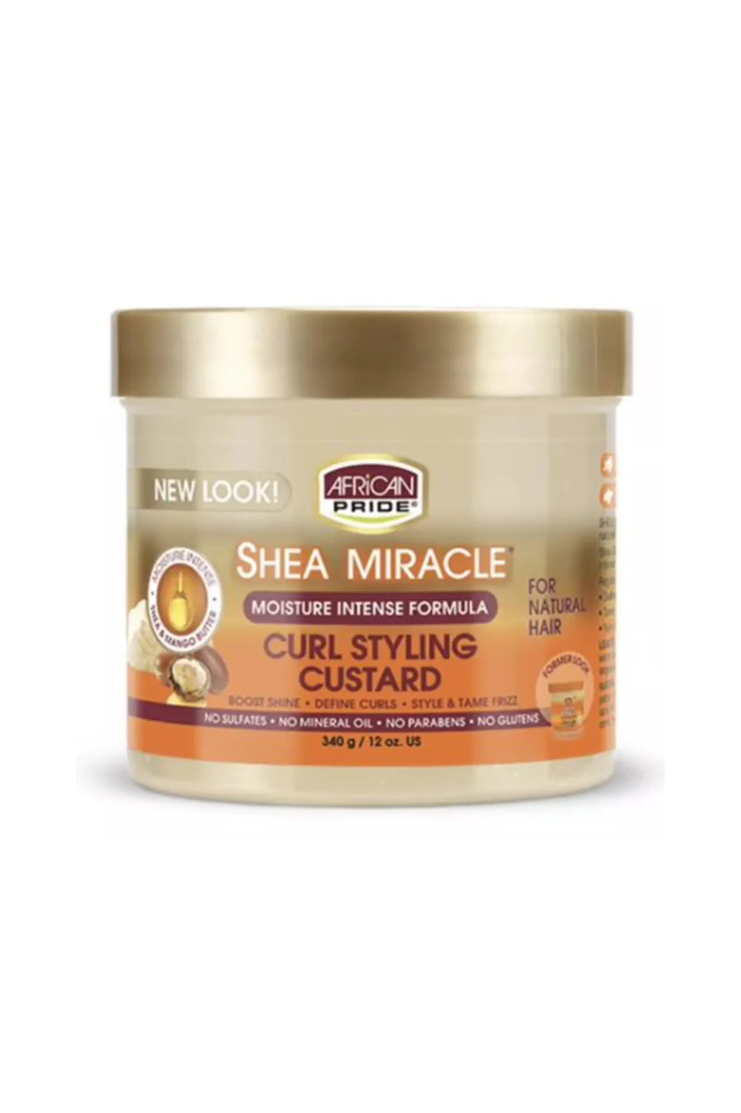AFRICAN PRIDE SHEA BUTTER CURL STYLING CUSTARD 12oz