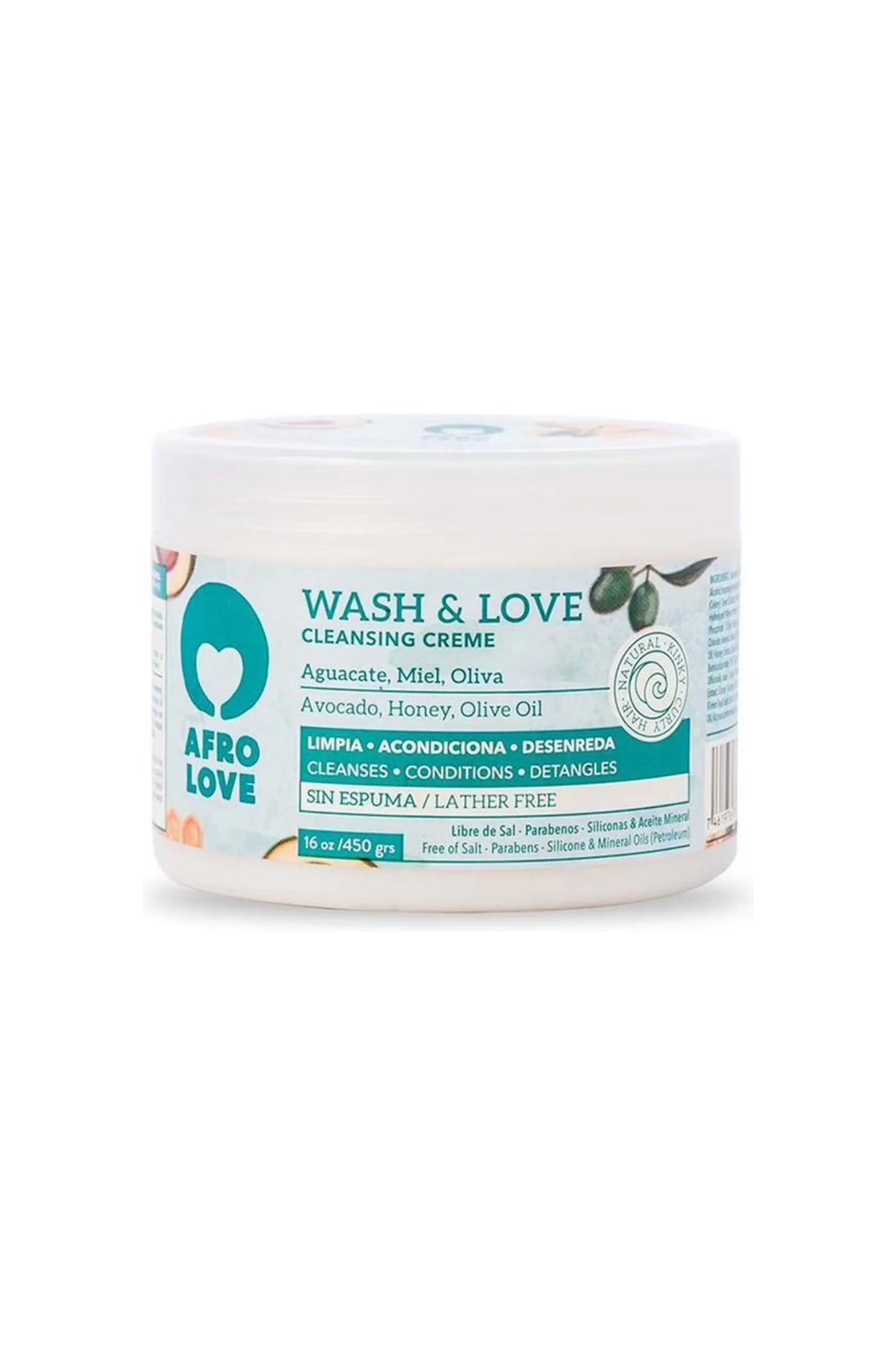 Afro Love Wash & Love Cleansing Creme 16 Oz