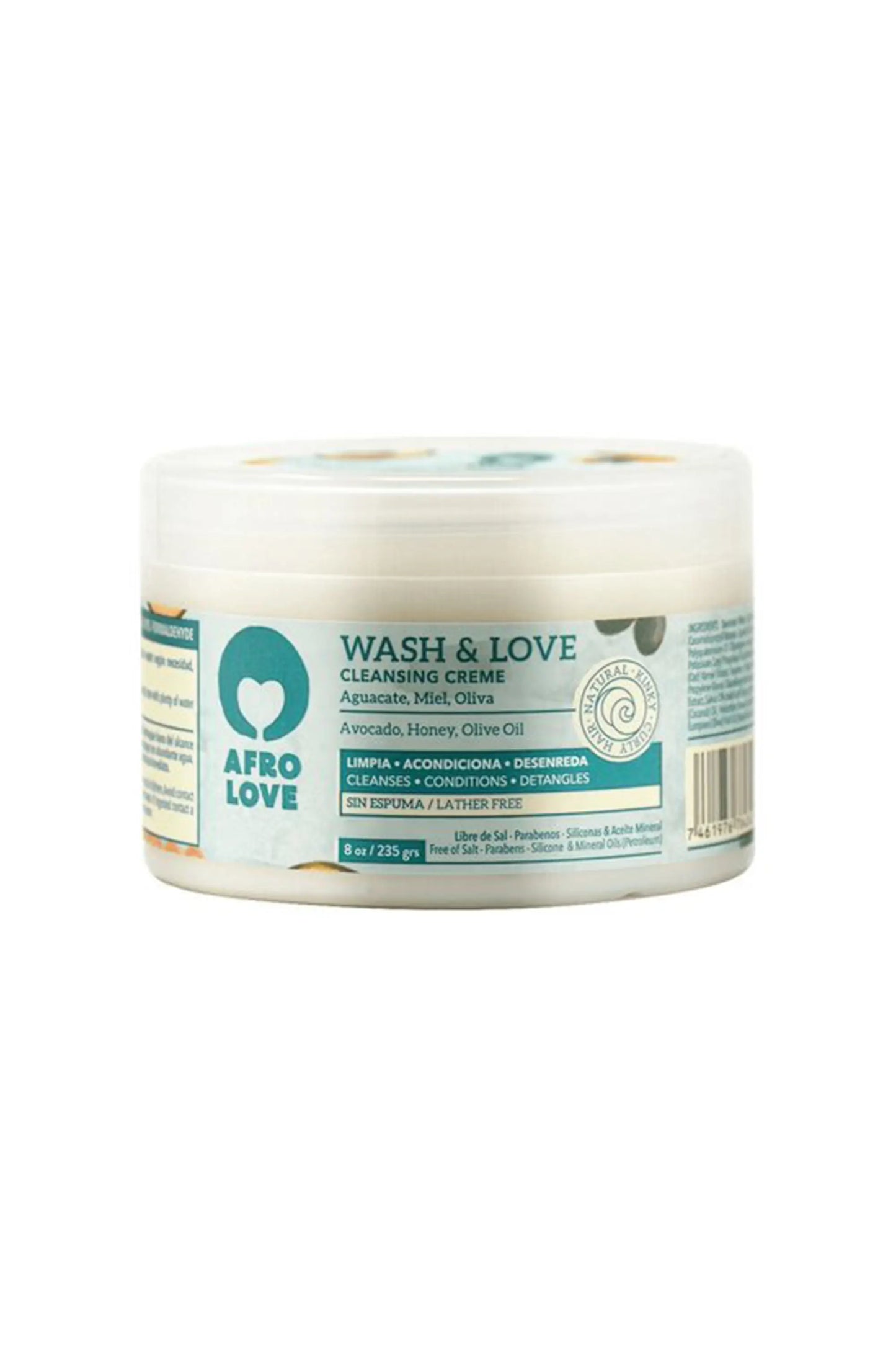 Afro Love Wash & Love Cleansing Creme 8 Oz