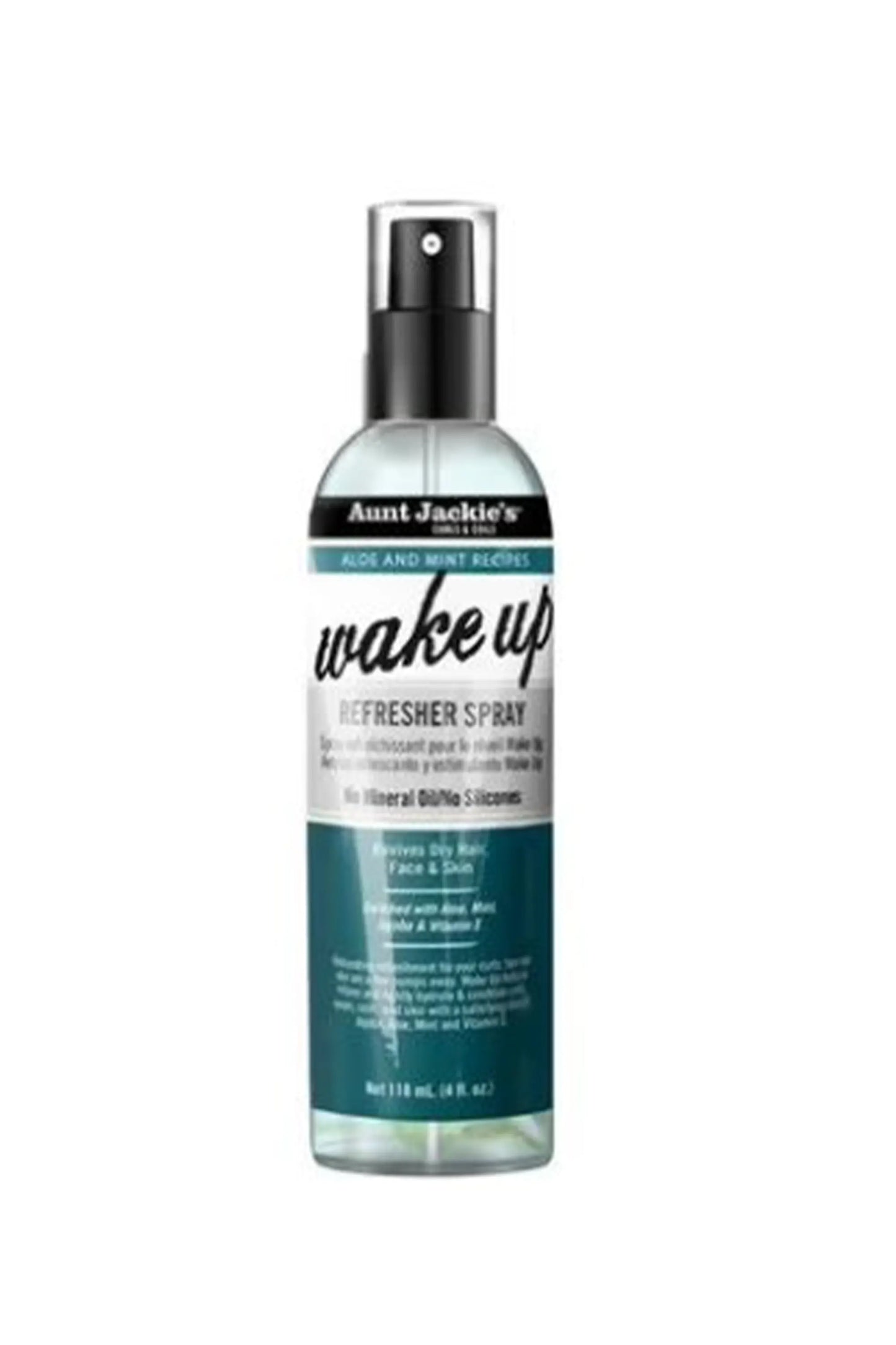 Aunt Jackie's Aloe And Mint Wake Up Refresher Spray 4oz