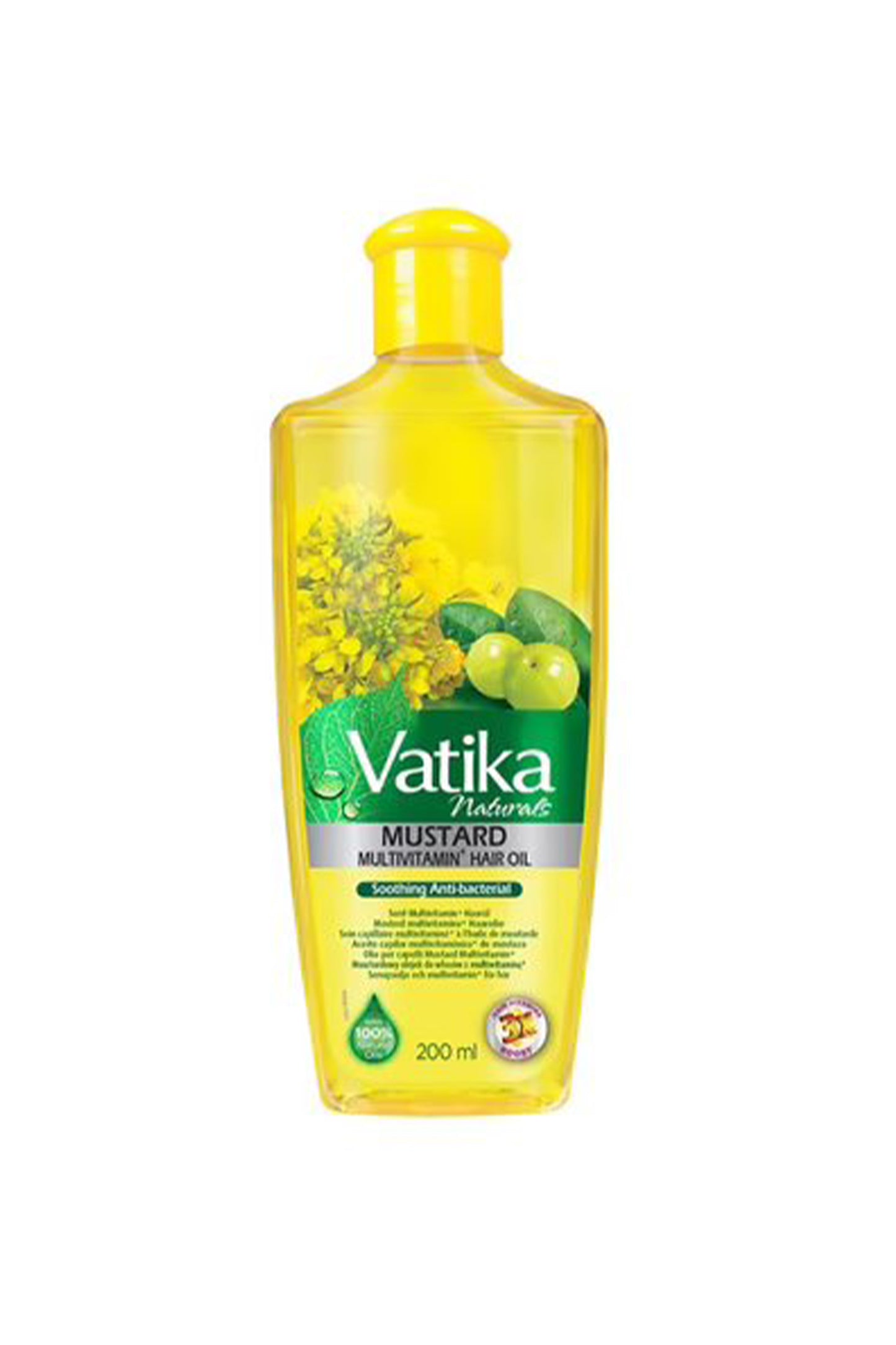 Dabur Vatika Naturals Mustard Multivitamin Hair Oil 200 Ml