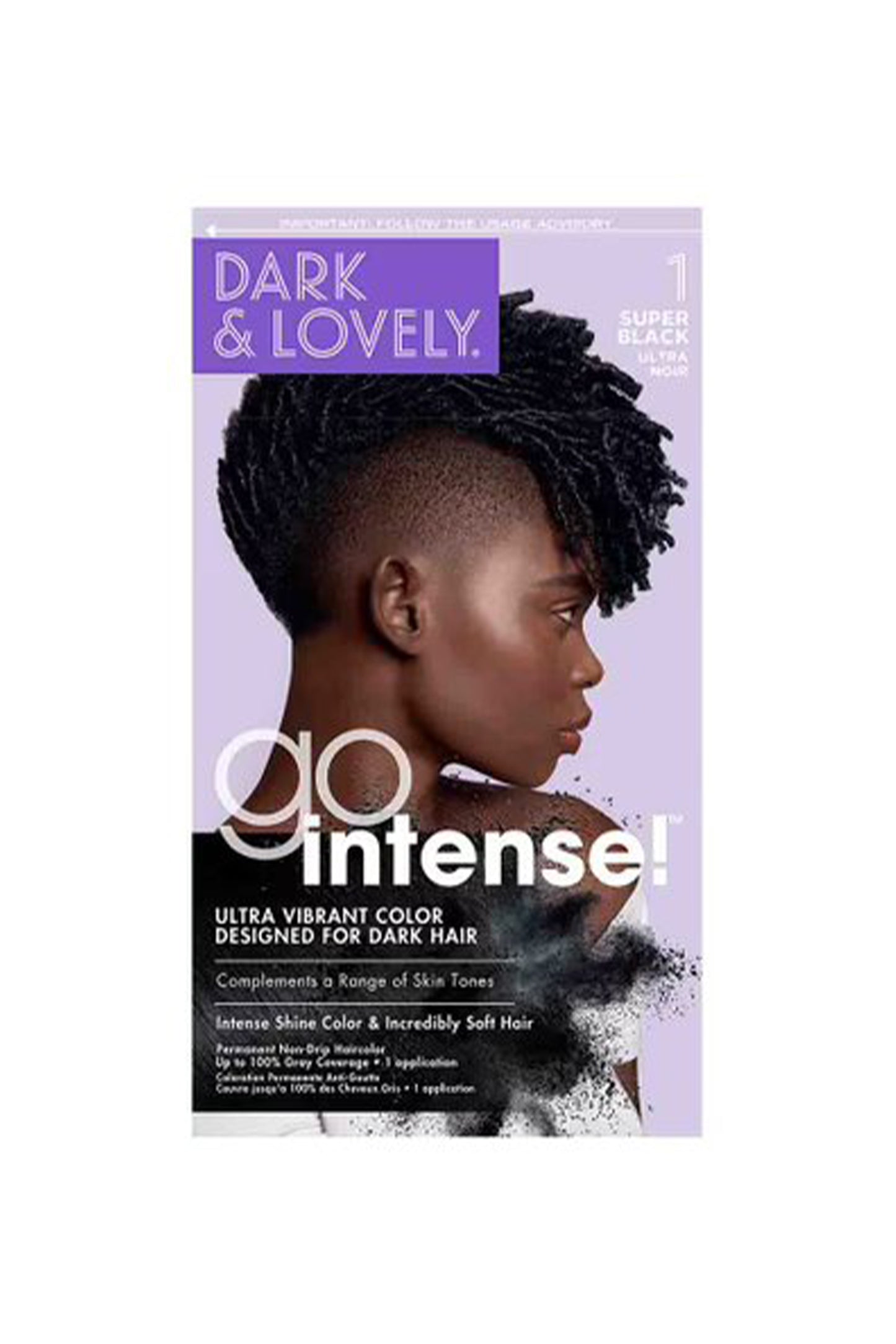 Dark And Lovely Go Intense Ultra Vibrant Color - Super Black 1