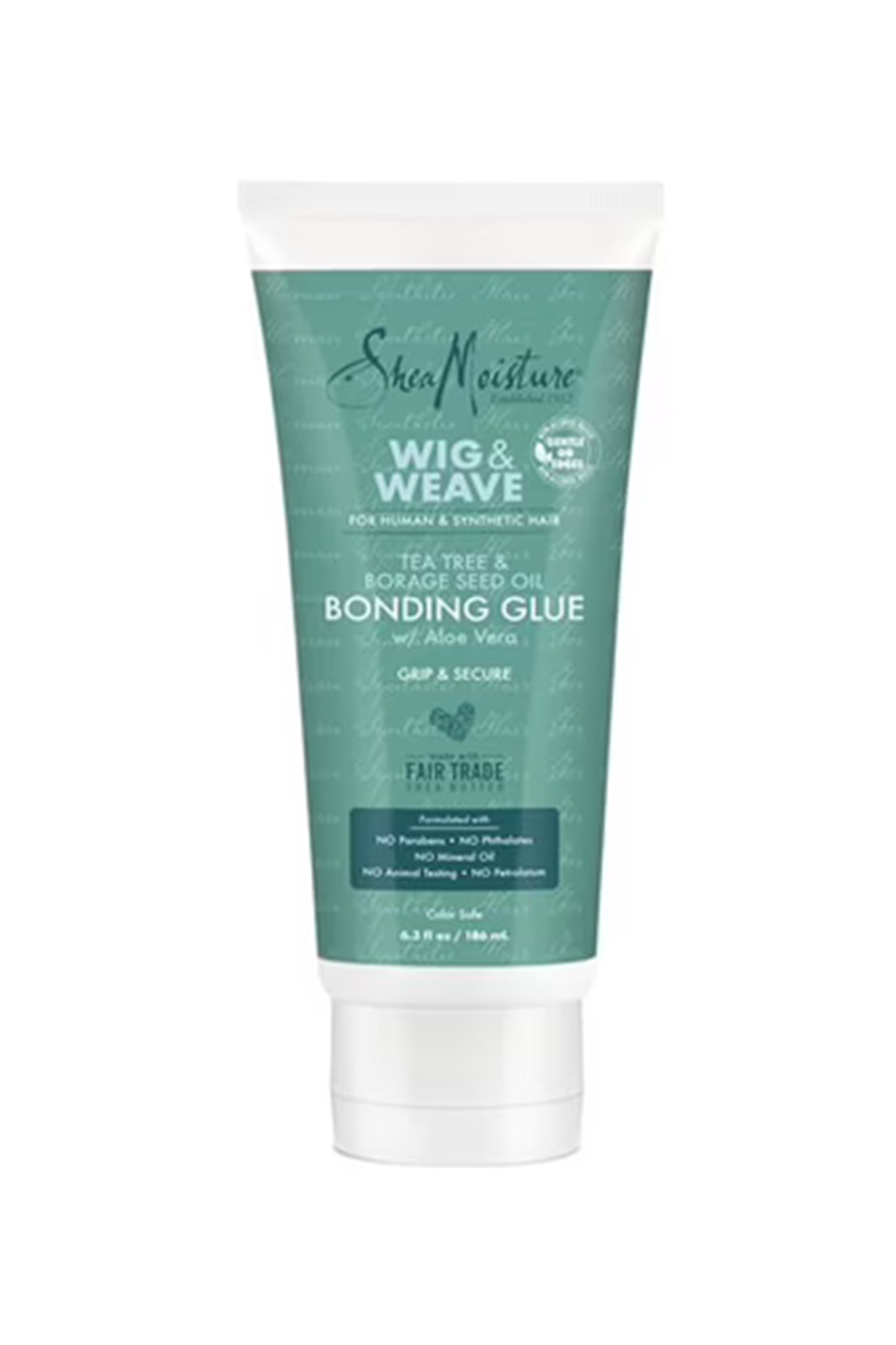 Shea Moisture Wig & Weave Tea Tree & Borage Seed Oil Bonding Glue 186ml