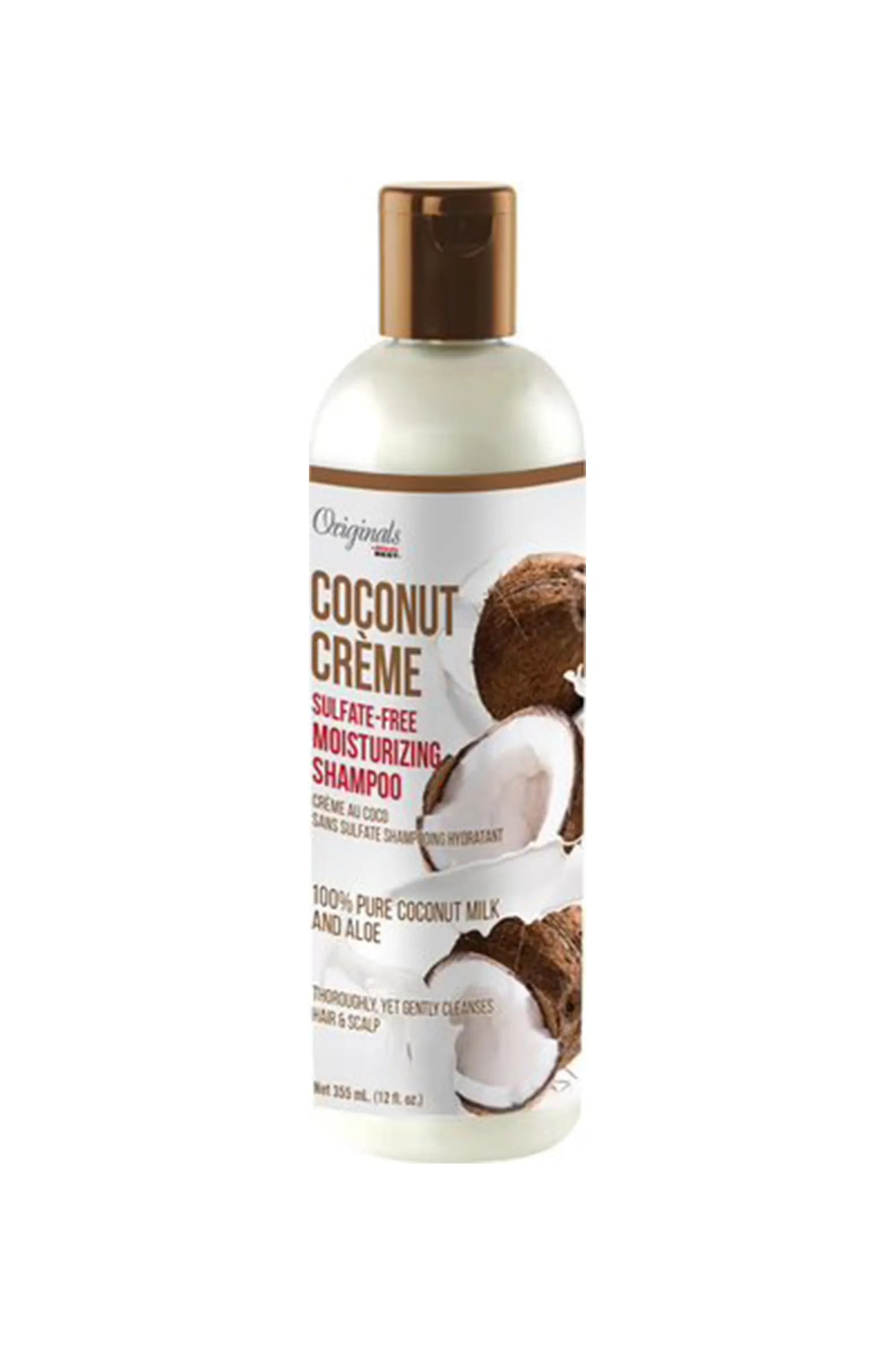 Africa's Best Coconut Creme Sulfate Free Moisturizing Shampoo 8 Oz