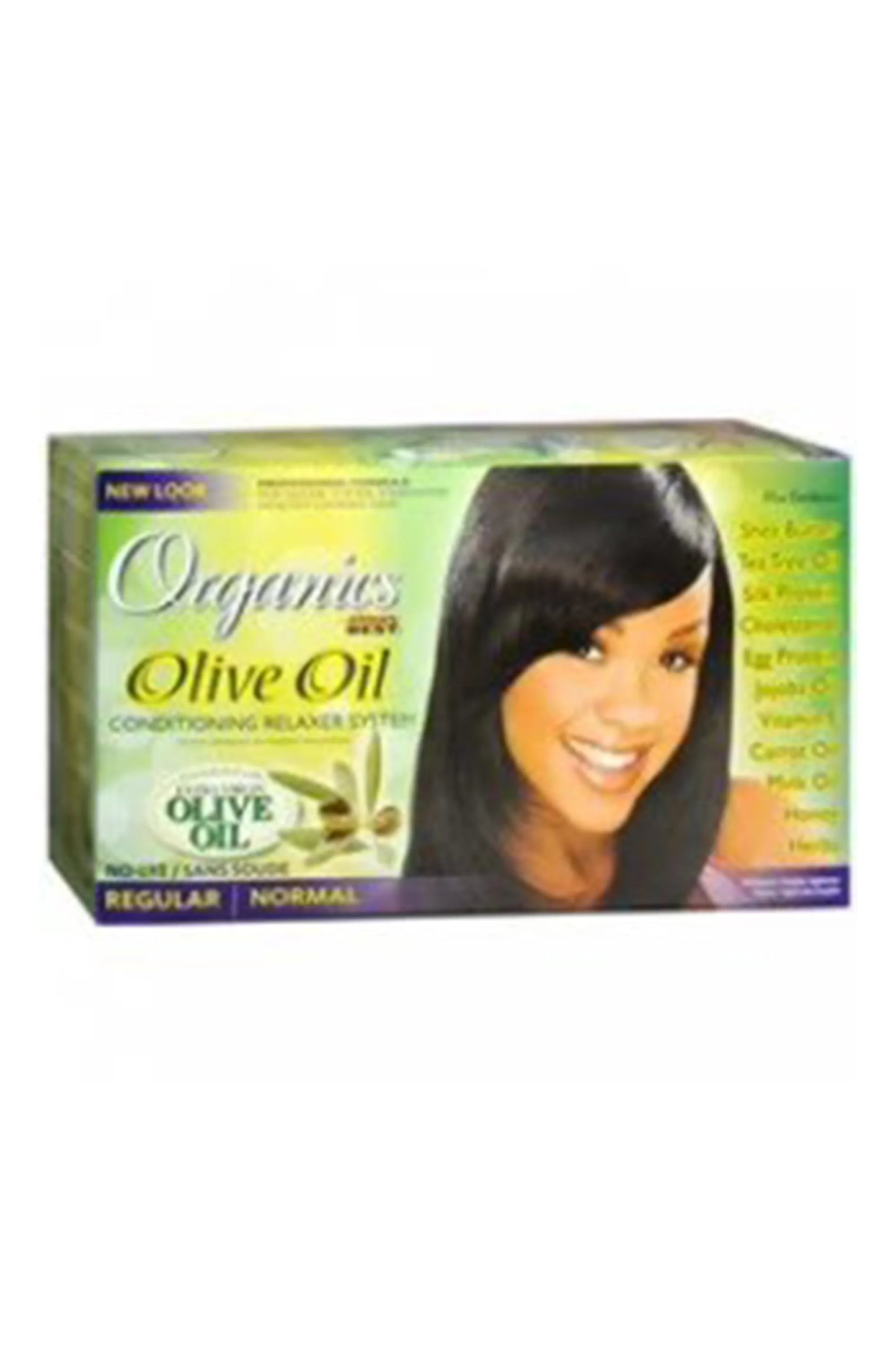 Africa's Best Organics Olive Oil Conditioning Relaxer System-Regular Normal