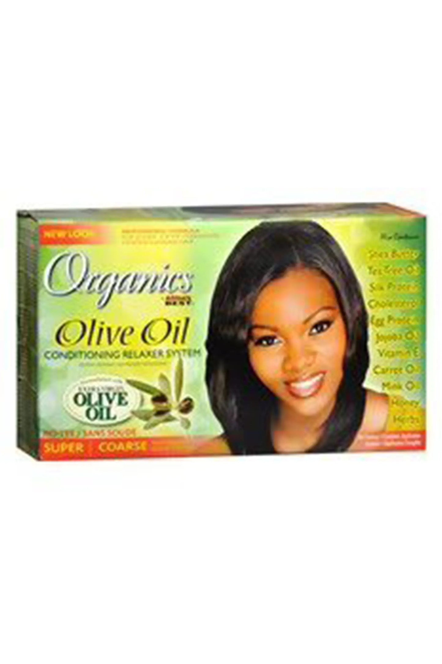 Africa's Best Organics Olive Oil Conditioning Relaxer System -Twin Pack Super