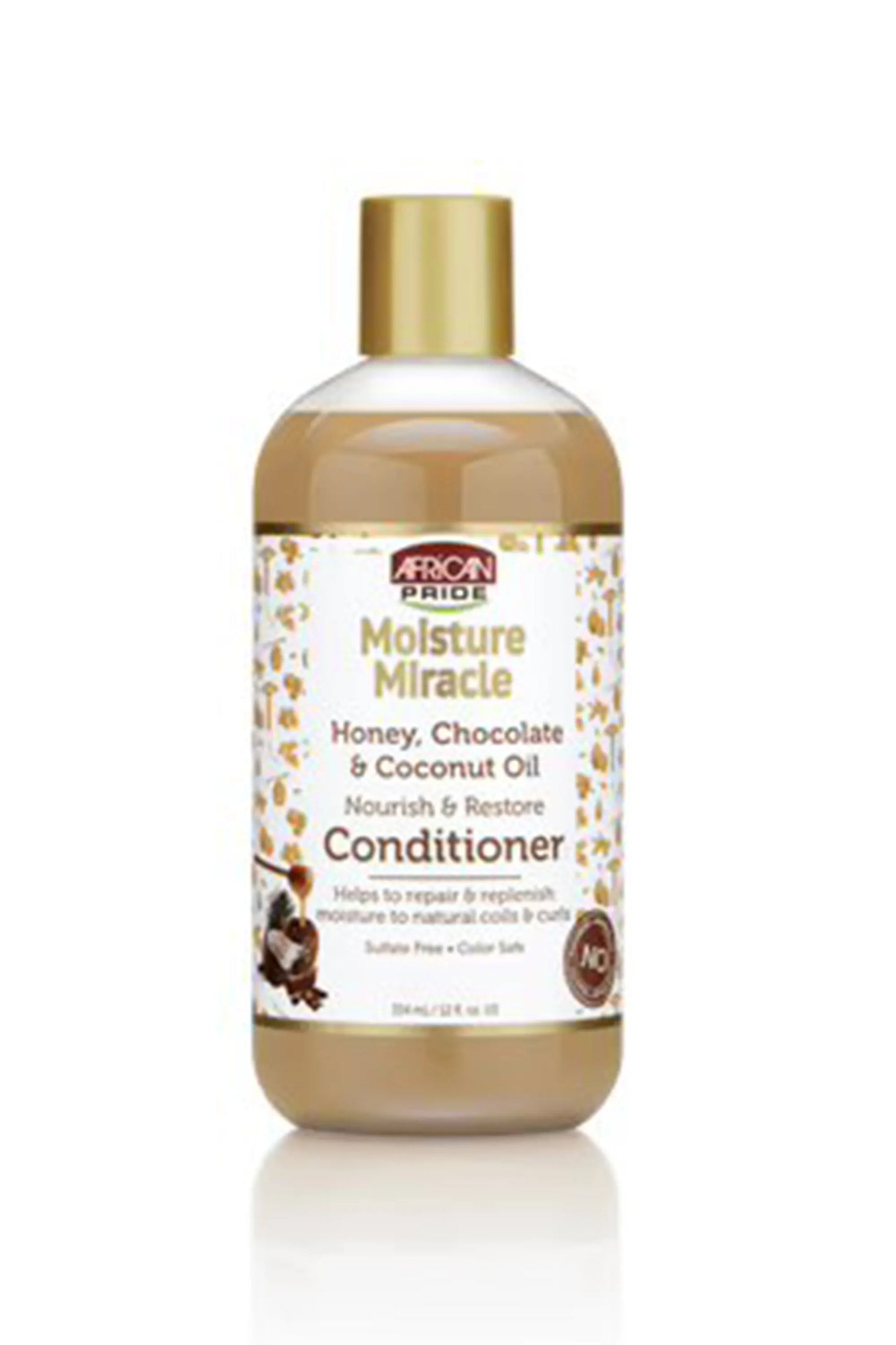 African Pride Moisture Miracle Honey, Chocolate & Coconut Oil Nourish & Restore Conditioner 354ml