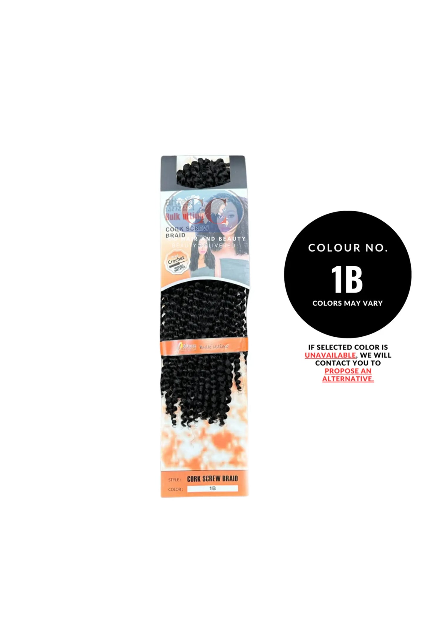 Aftress Bulk Ultimo Cork Screw Braid