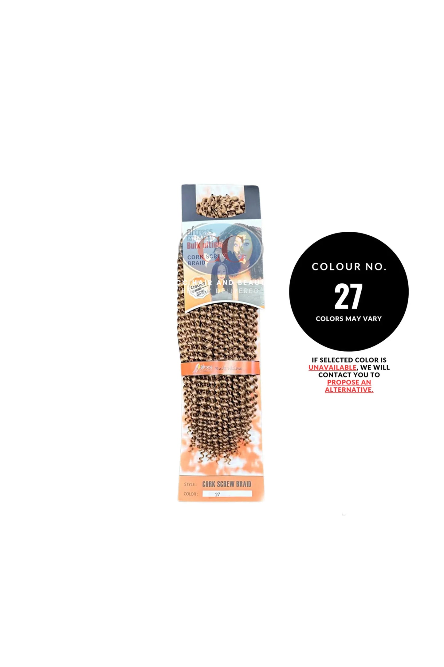 Aftress Bulk Ultimo Cork Screw Braid