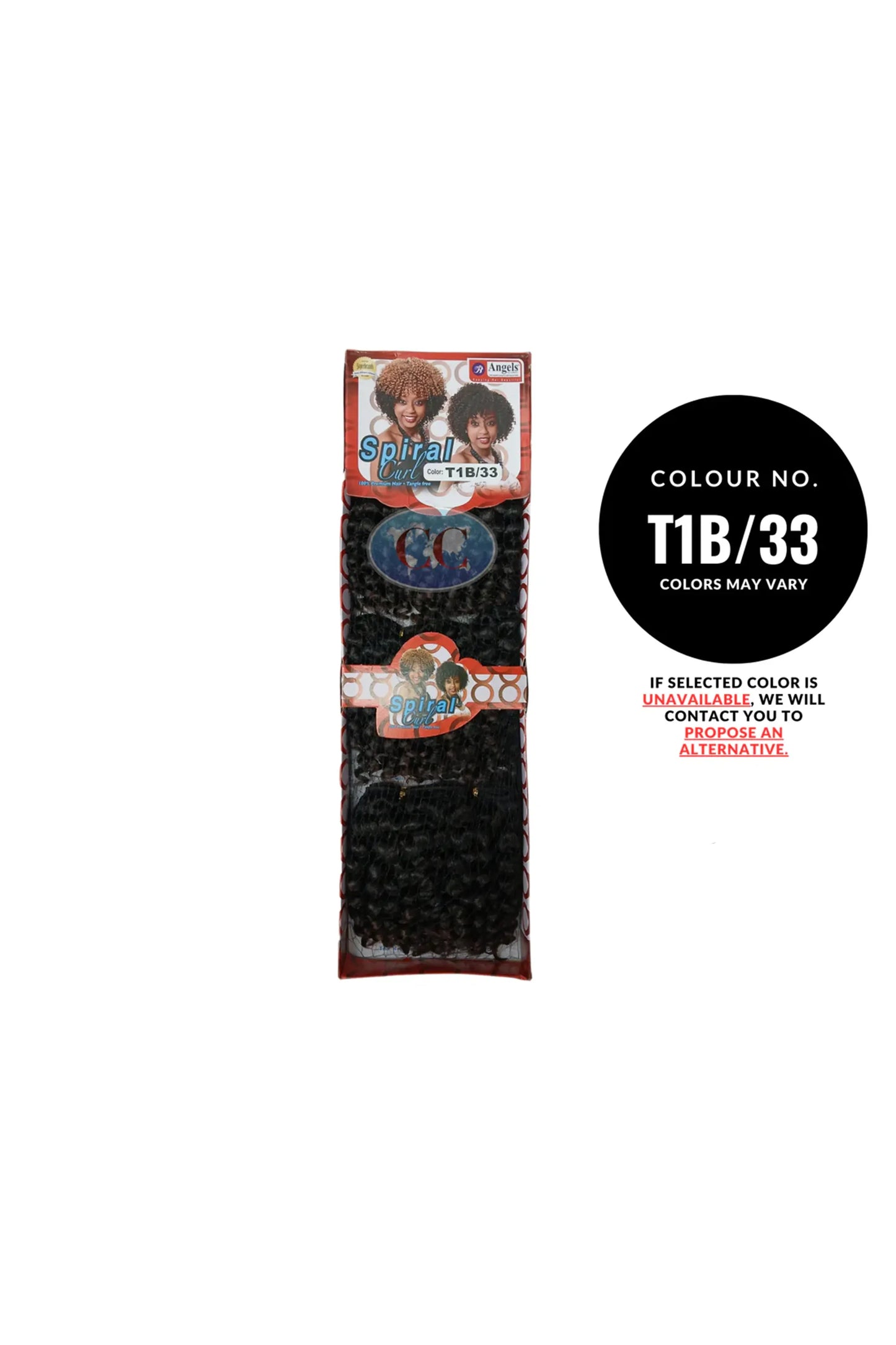Angels Synthetic Hair - 3 PC Spiral Curly Weave