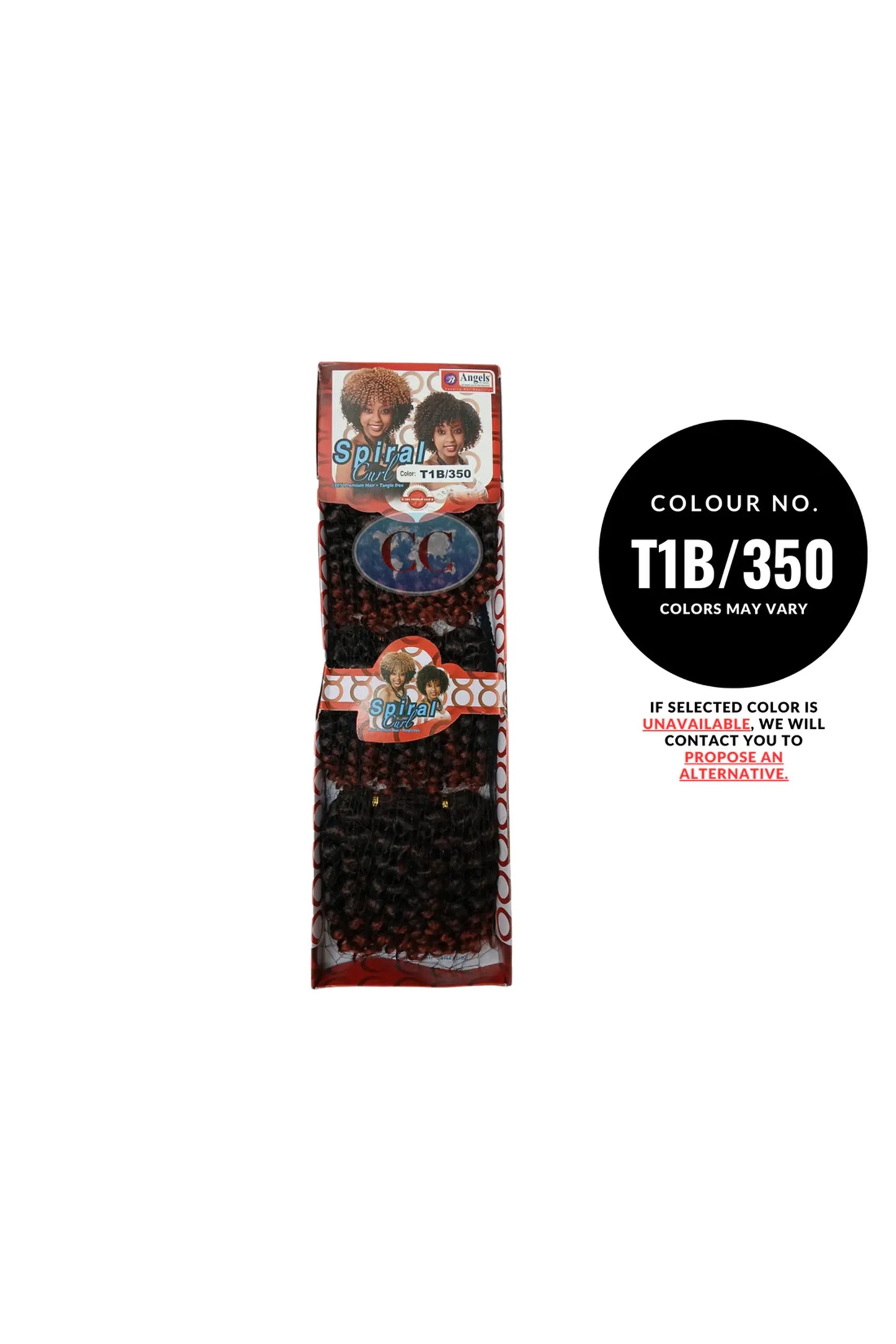 Angels Synthetic Hair - 3 PC Spiral Curly Weave