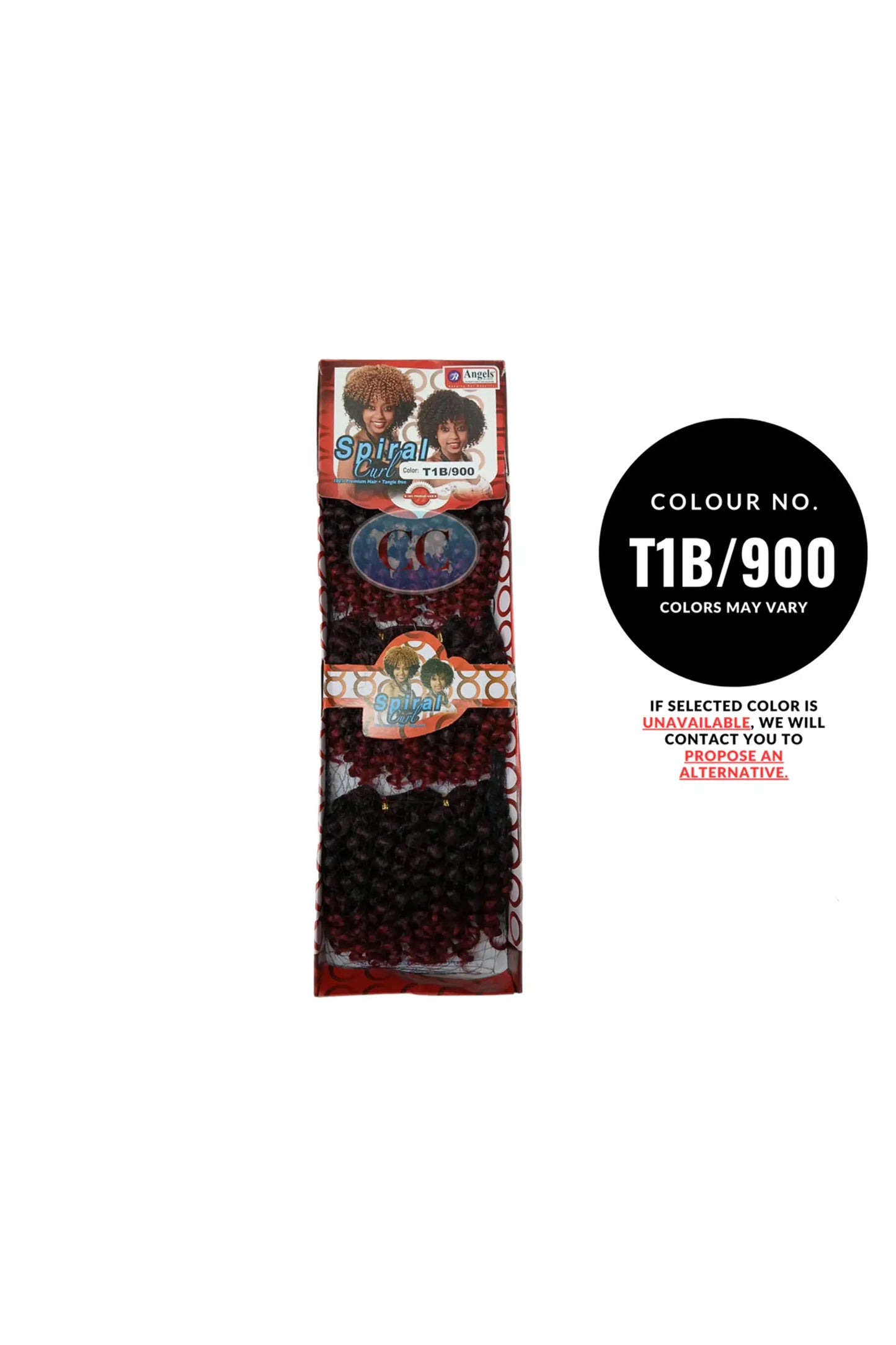 Angels Synthetic Hair - 3 PC Spiral Curly Weave