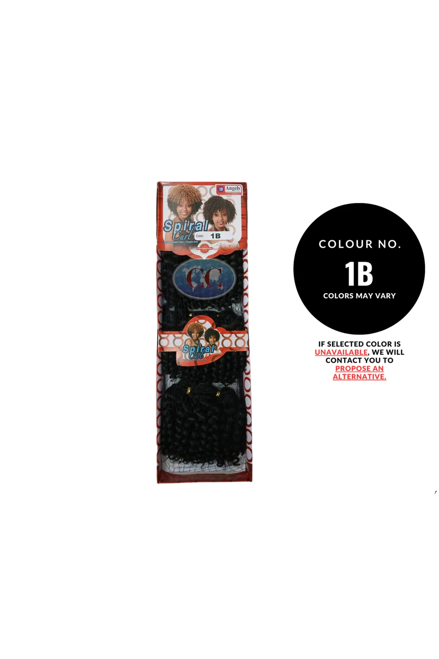 Angels Synthetic Hair - 3 PC Spiral Curly Weave