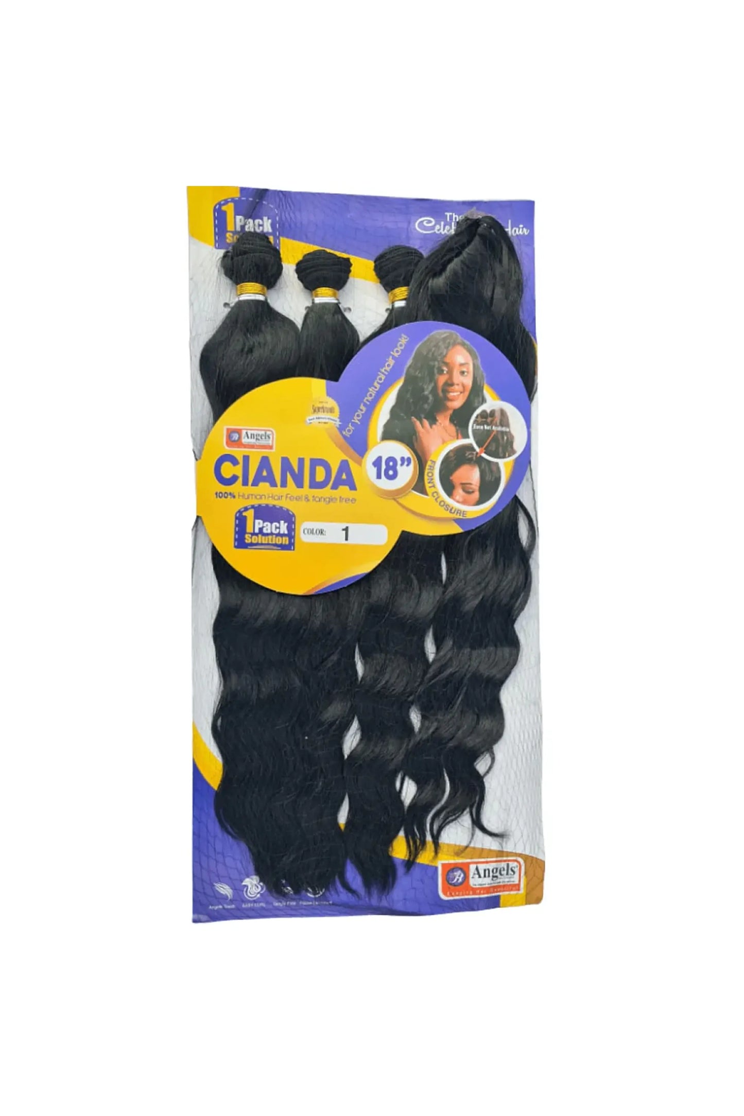 Angels Synthetic Hair Weave - Cianda 18"