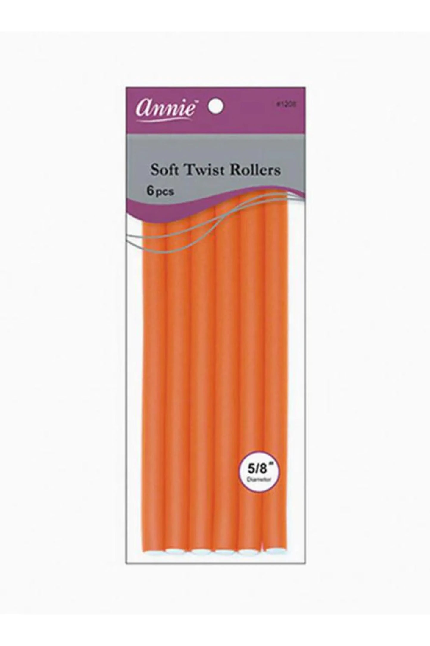 Annie Soft Twist Rollers 5-8"X 10" #1208