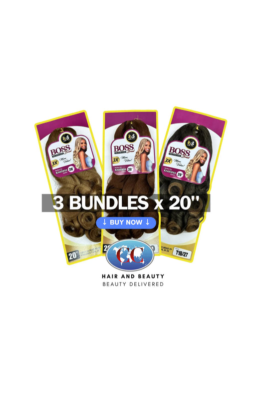 Bobbi Boss Braid PF Romance Curl 20" x 3 Bundles