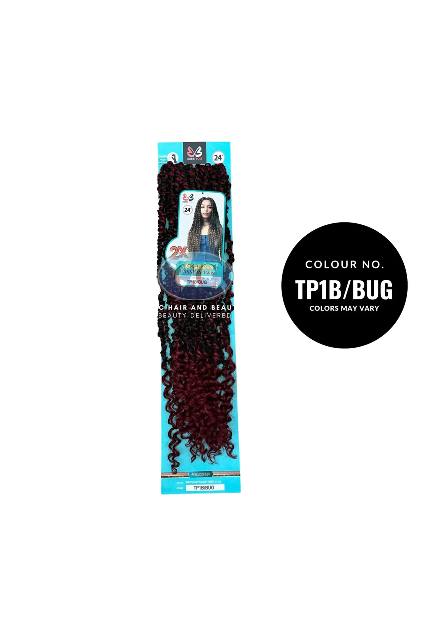 Bobbi Boss Crocher Braids Knotless Passion Twist 18" & 24"