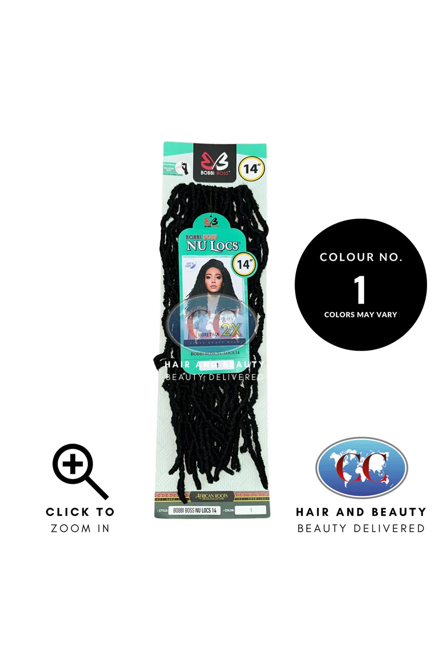 Bobbi Boss Crochet Braid - 2X Nu Locs 14"
