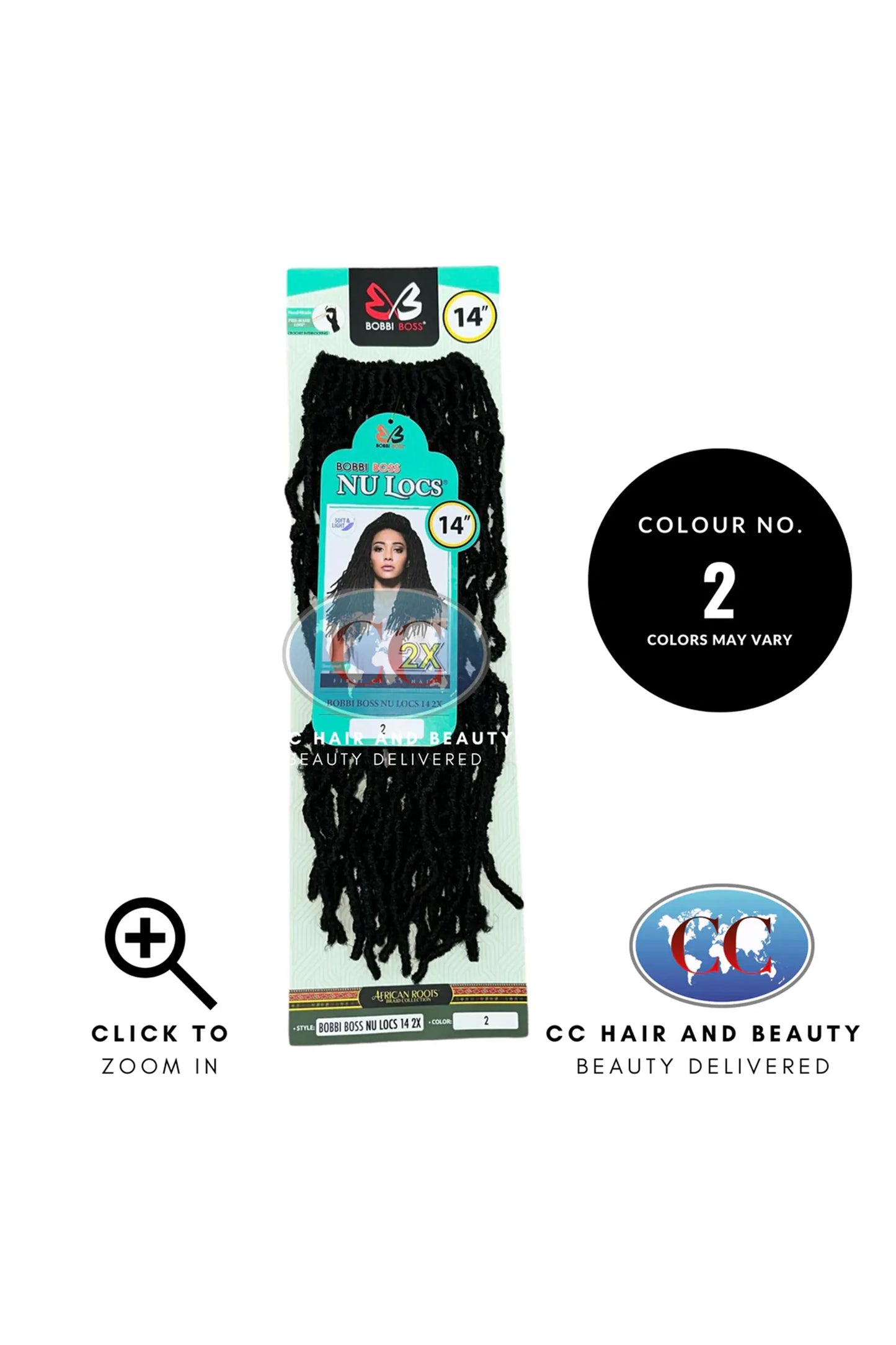 Bobbi Boss Crochet Braid - 2X Nu Locs 14"