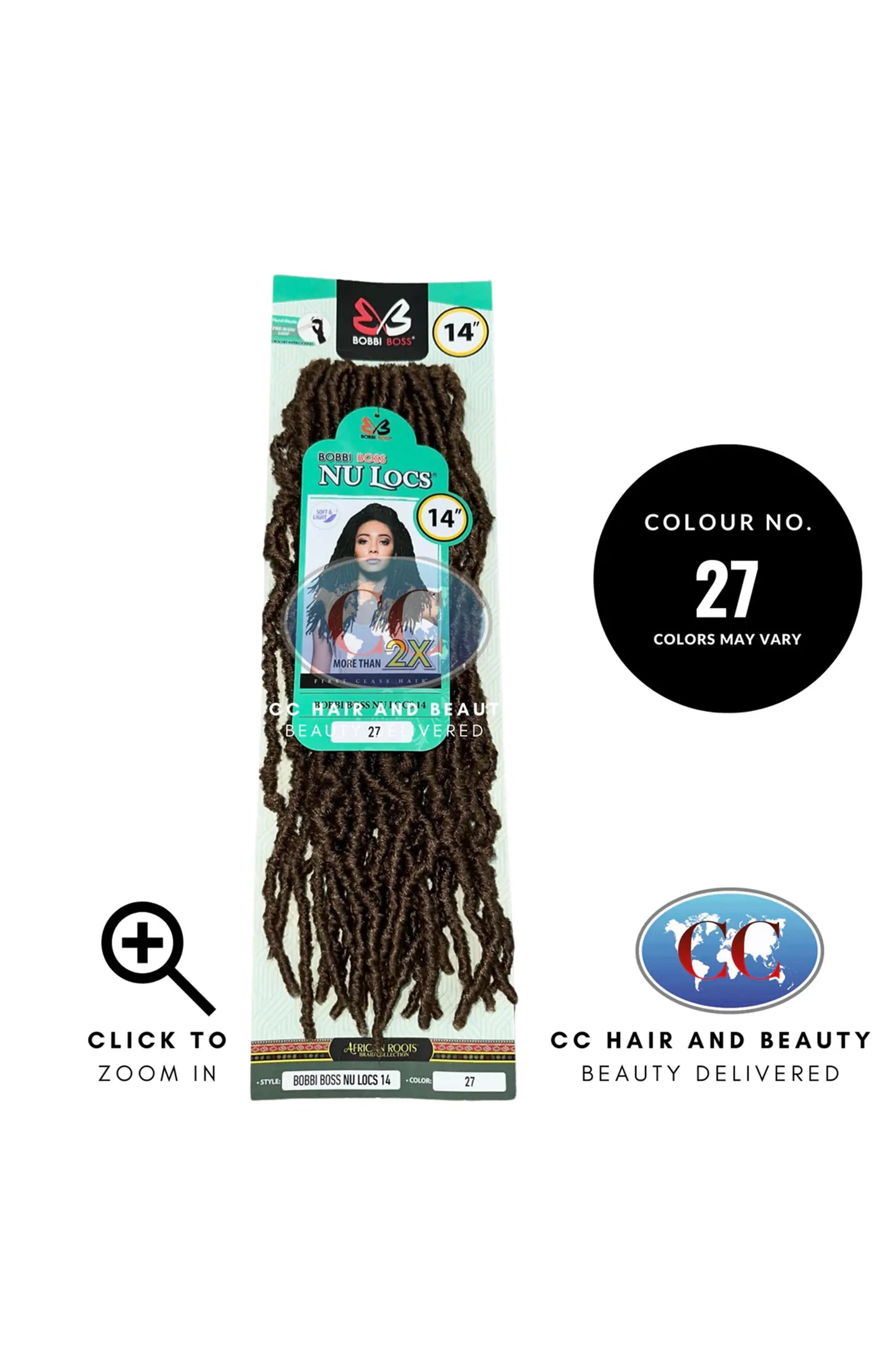 Bobbi Boss Crochet Braid - 2X Nu Locs 14"