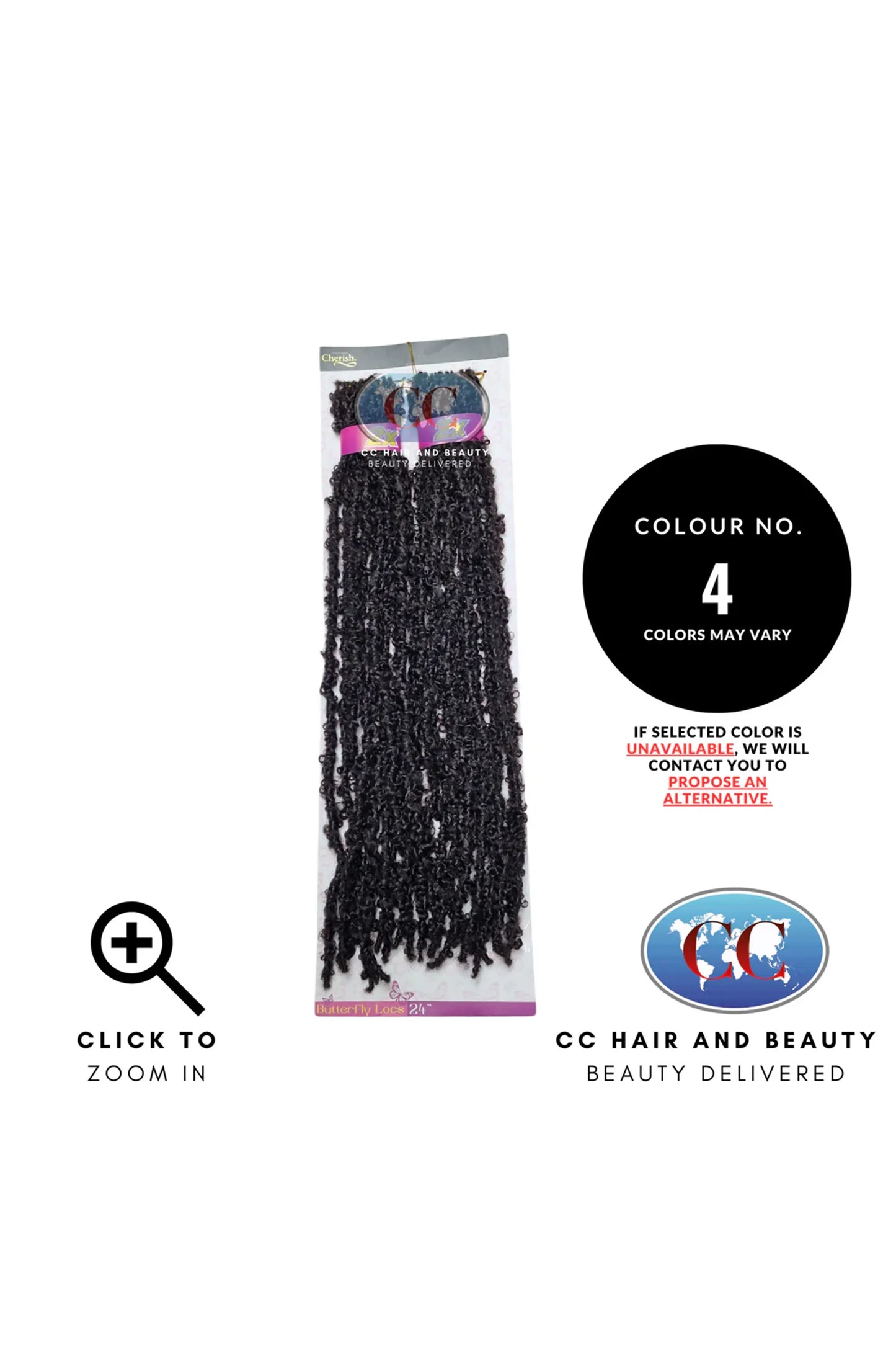 Cherish - Pre-Loop Crochet Braid 2X Value Pack Hair Extensions - Butterfly Locs 24''