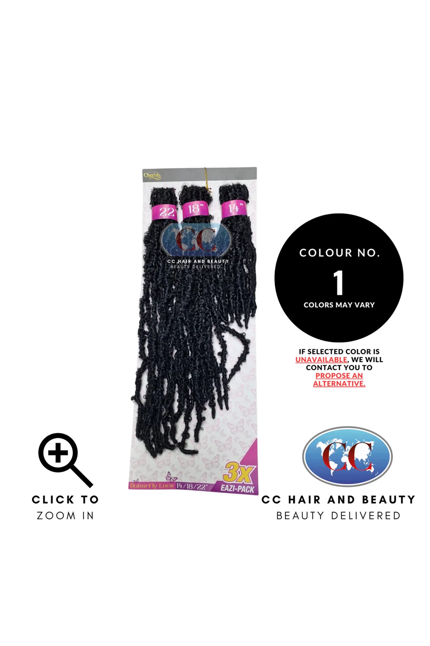 Cherish Butterfly Locs 3X Eazi Pack 14''/18''/22''