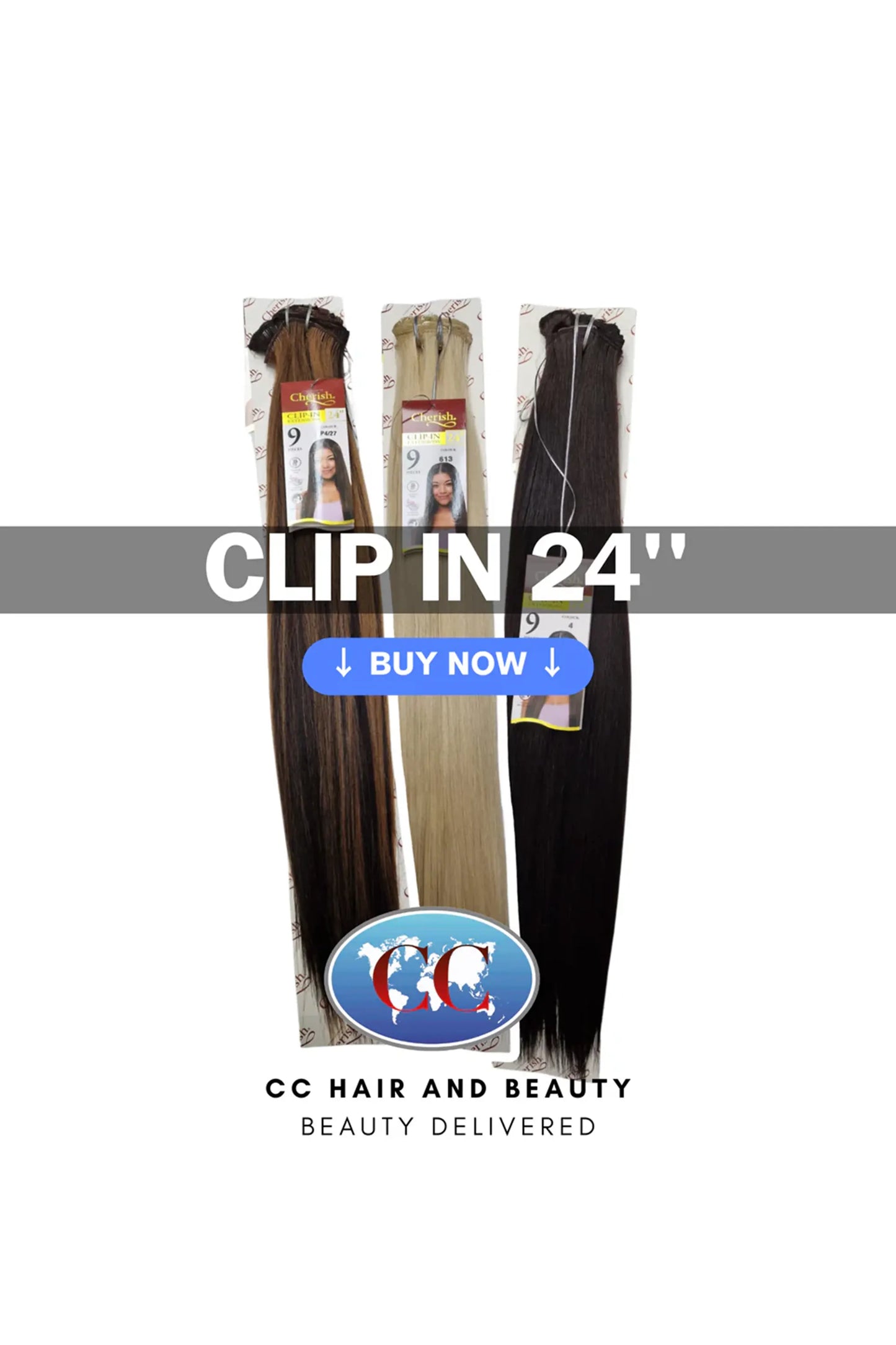 Cherish Clip-In Extensions 18" & 24"