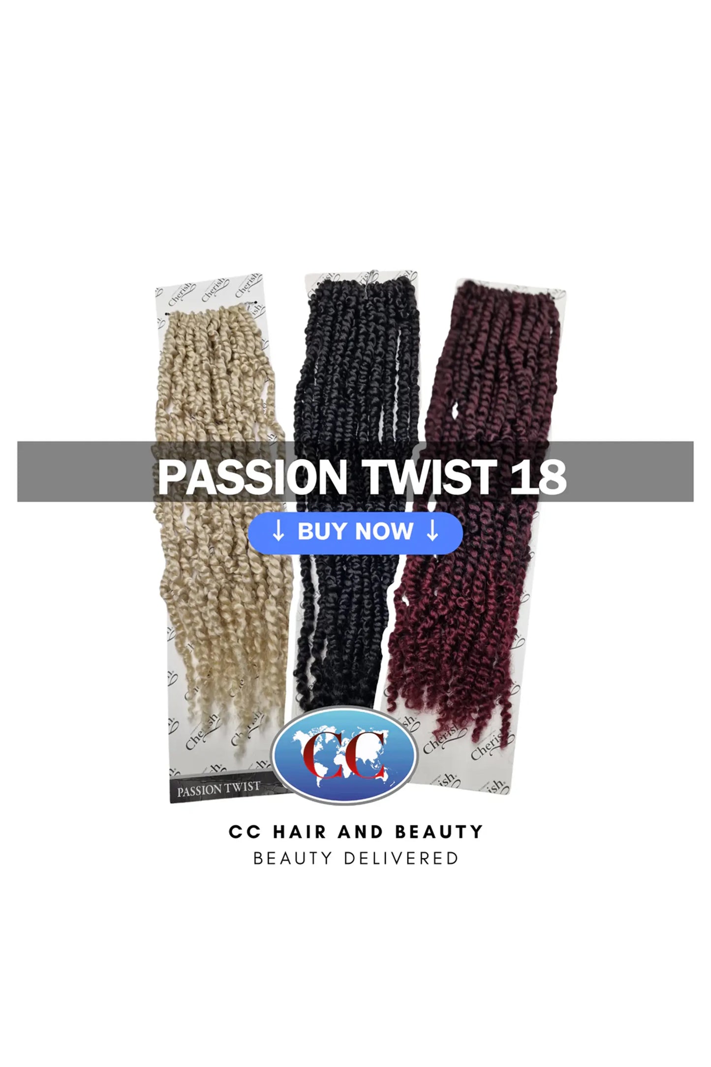 Cherish Synthetic Bulk - Passion Twist 18"