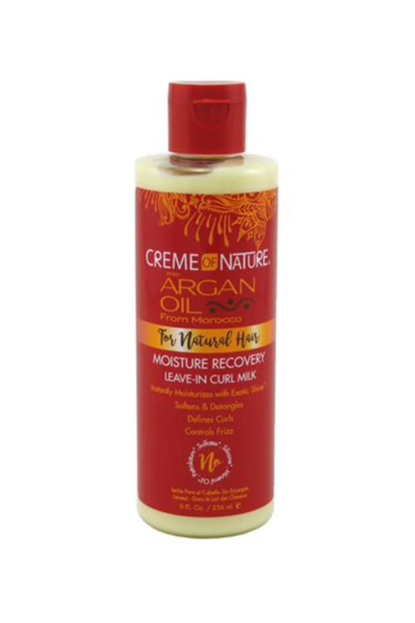Cream Of Nature - Argan Oil - Moisture Recovery Leave-In Curl Milk - Buttermilk 8oz -236 Ml