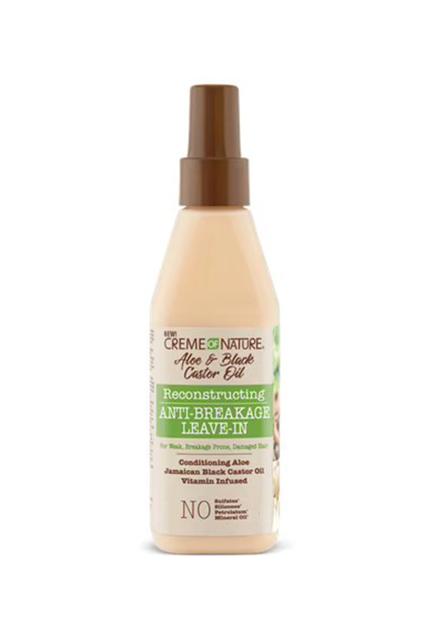 Creme Of Nature Aloe & Black Castor Oil Reconstructing Anti-Breakage Leave-In 236.5 Ml