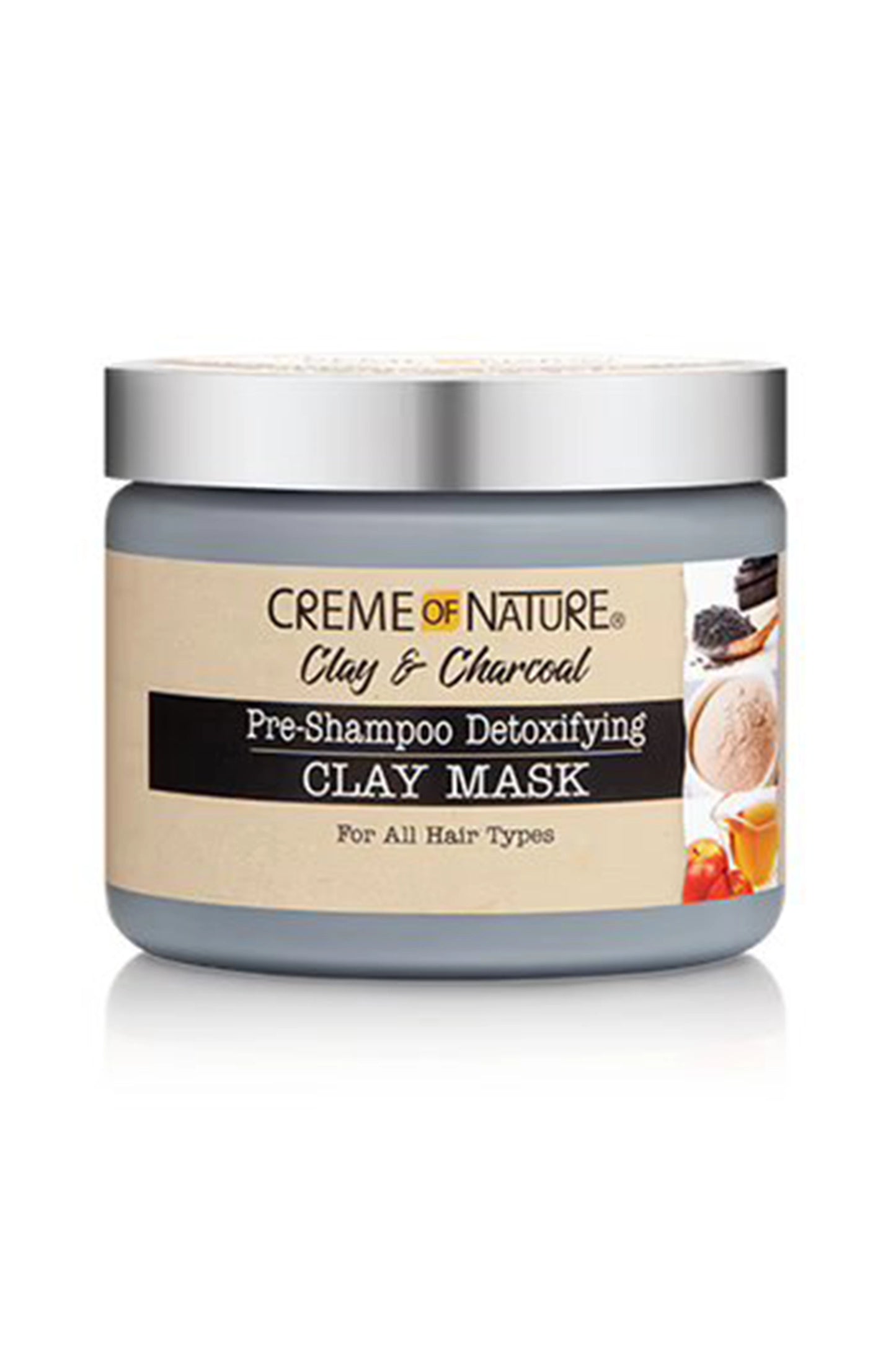 Creme Of Nature Clay & Charcoal Pre-Shampoo Detoxifying Clay Mask 326 Gr