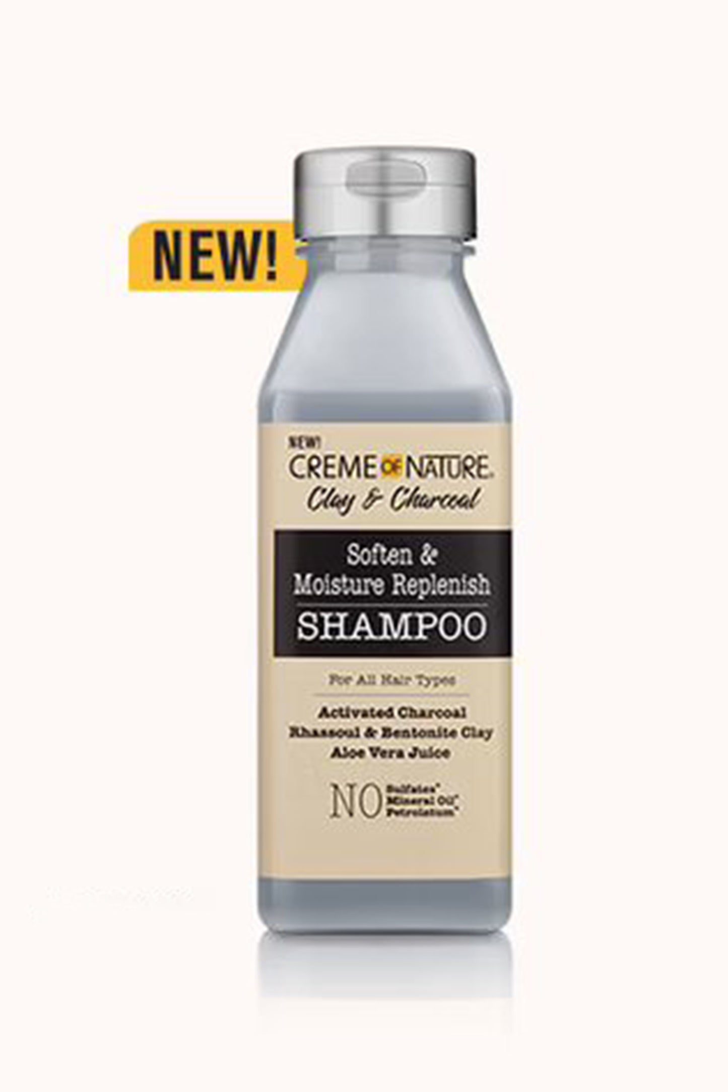 Creme Of Nature Clay & Charcoal Soften & Moisture Replenish Shampoo 355 Ml