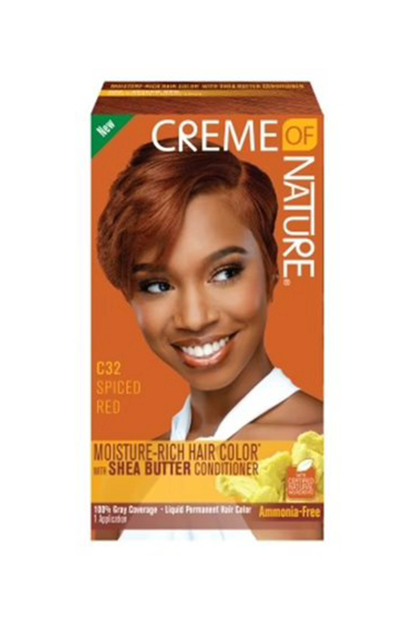 Creme Of Nature Moisture-Rich Hair Color Kit - C32 Spiced Red