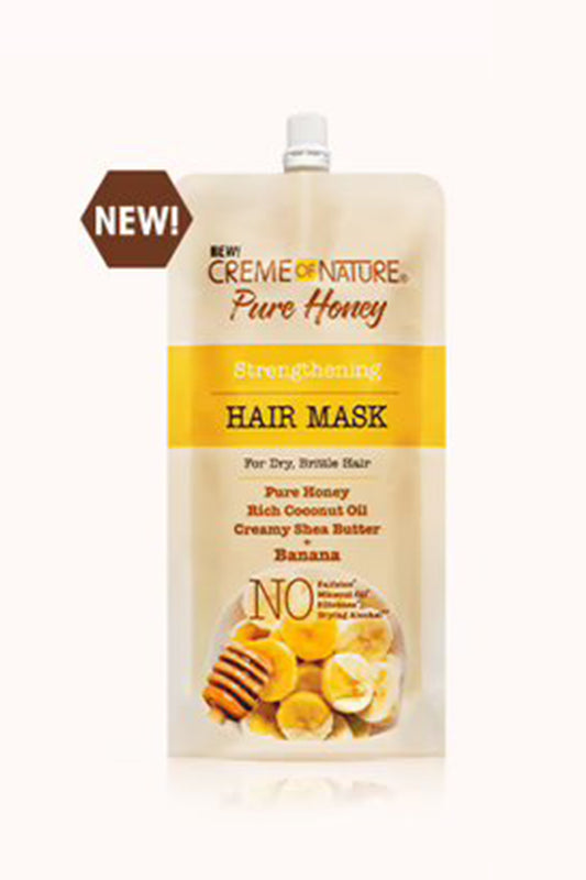 Creme Of Nature Pure Honey HYDRATES FOR STRONGER & HEALTHIER LOOKING STRANDS 3.8oz