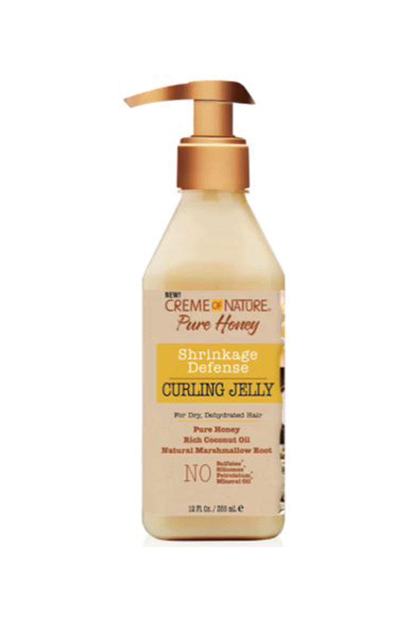 Creme Of Nature Pure Honey Shrinkage Defense Curling Jelly 355 Ml