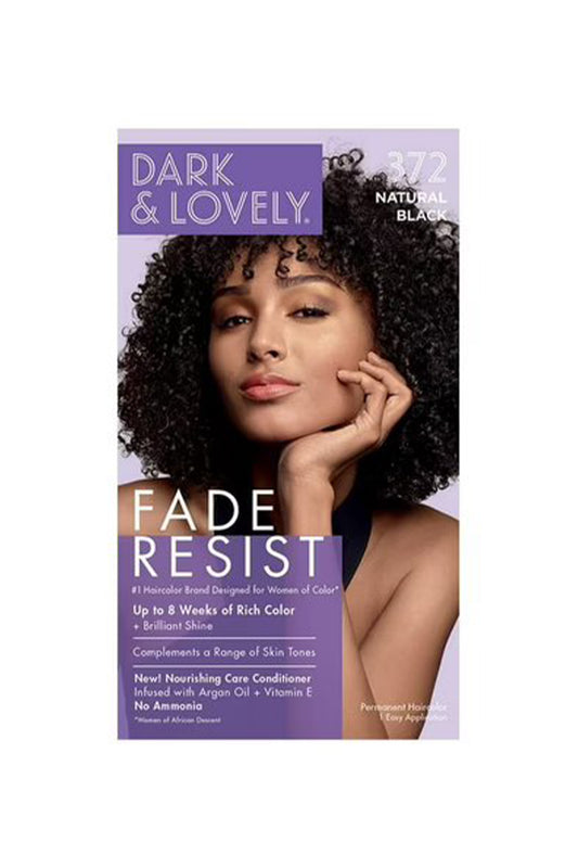 Dark And Lovely Fade Resist Hair Color - 372 Natural Black