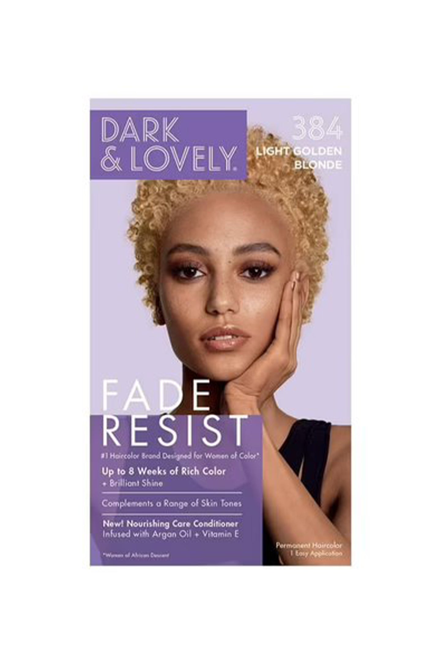 Dark And Lovely Fade Resist Hair Color - 384 Light Golden Blonde