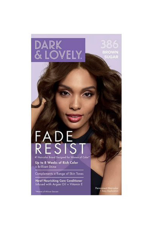 Dark And Lovely Fade Resist Hair Color - 386 Sugar Brown