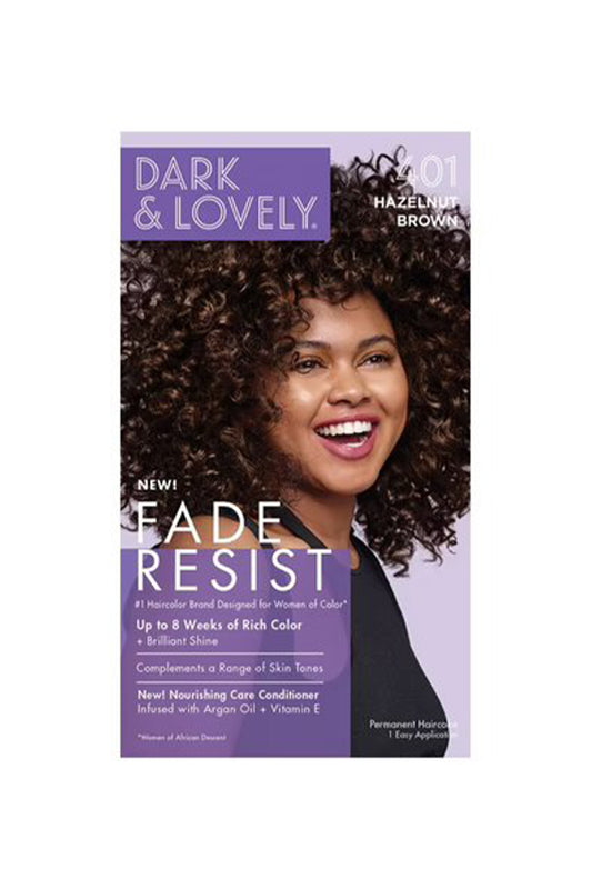 Dark And Lovely Fade Resist Hair Color - 401 Hazelnut Brown