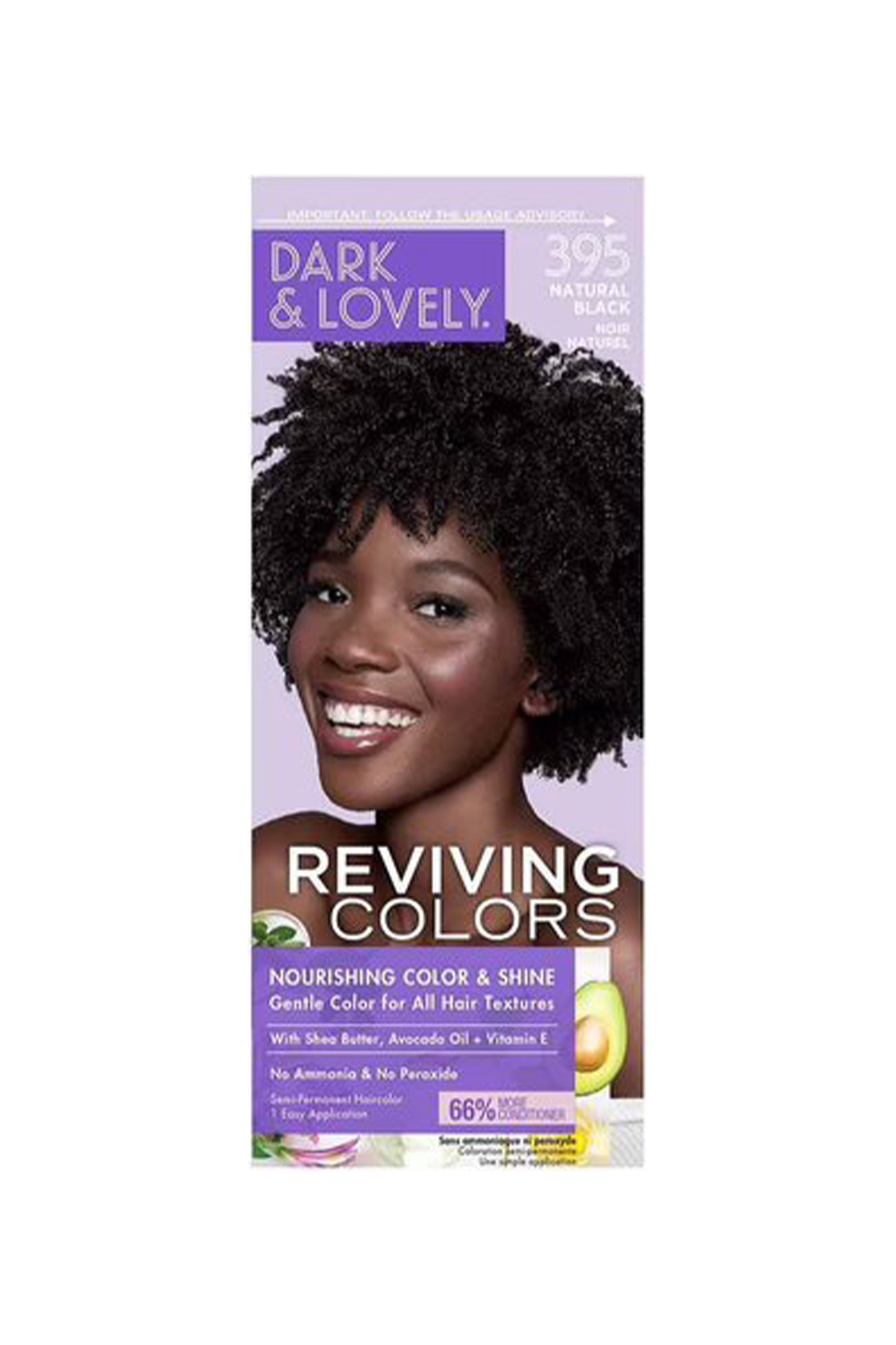 Dark And Lovely Reviving Color Natural Black 395
