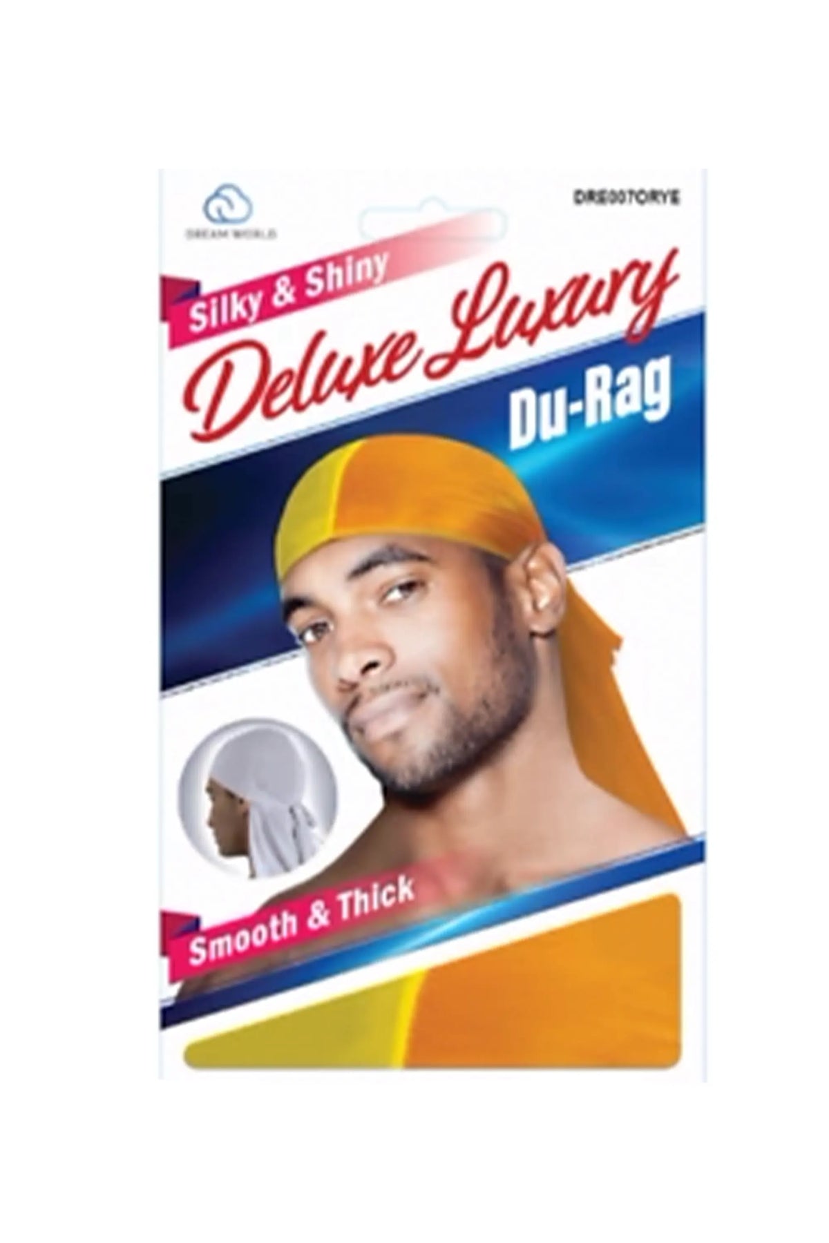 Du Rag Back Not Dream World Silky & Shiny Deluxe Luxury Du Rag-Dre007Orye – Sheri's Beauty