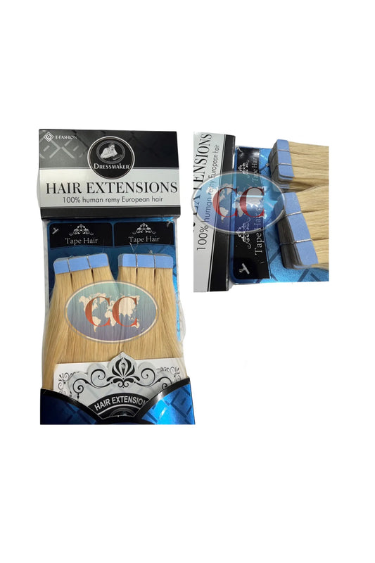 Dressmaker Human Hair Tape In Extensions 18"