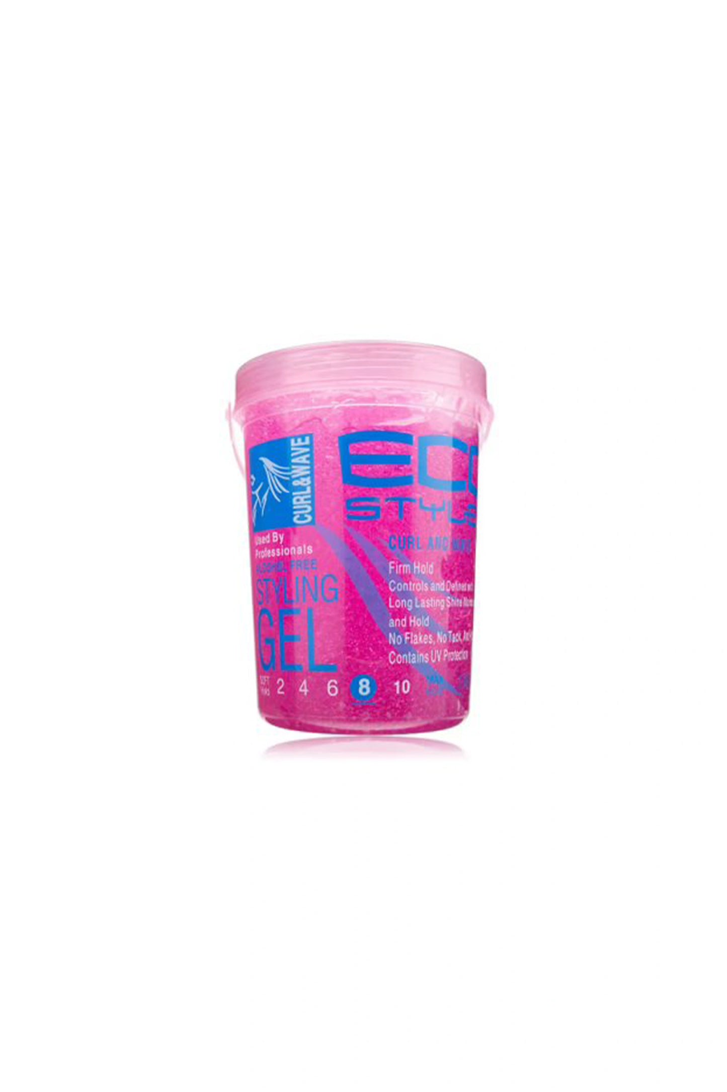 ECO STYLER PROFESSIONAL STYLING GEL CURL & WAVE PINK 5 LBS - 2.36 LITERS